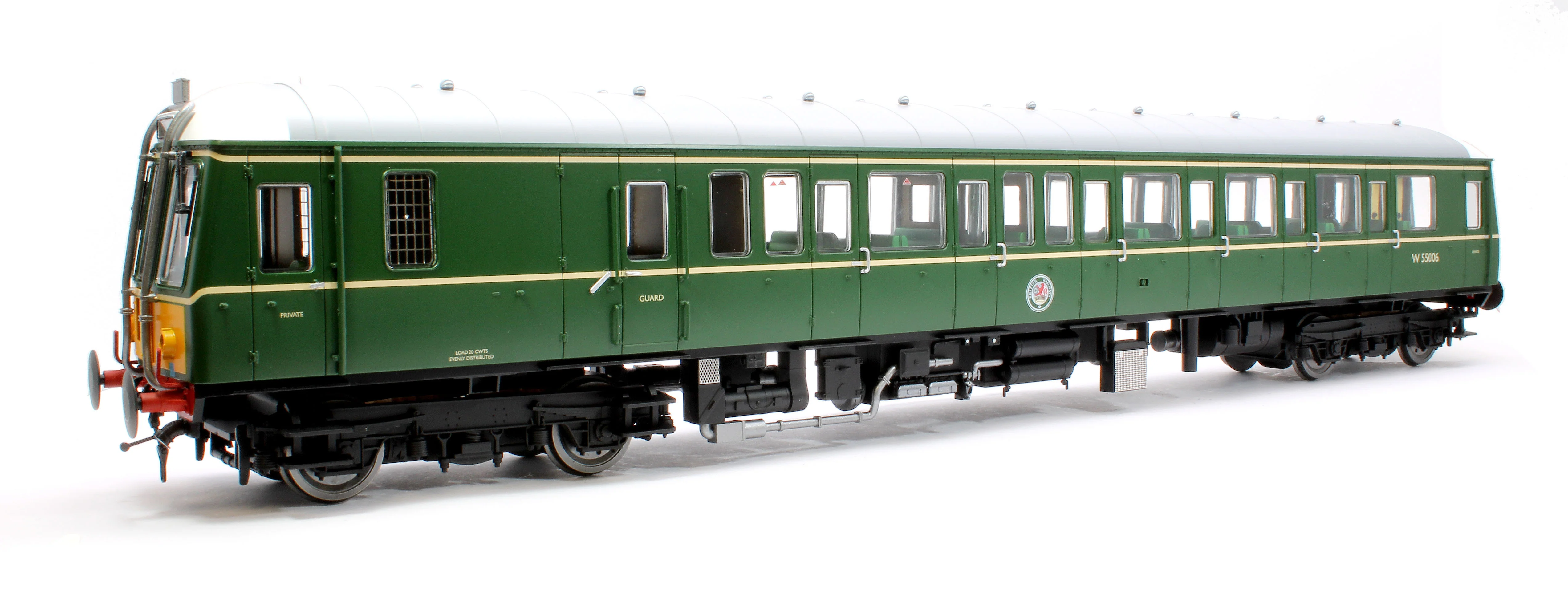 7D-015-007D Class 122 55006 BR Green SYP Single Car DMU - DCC Fitted - Image 3