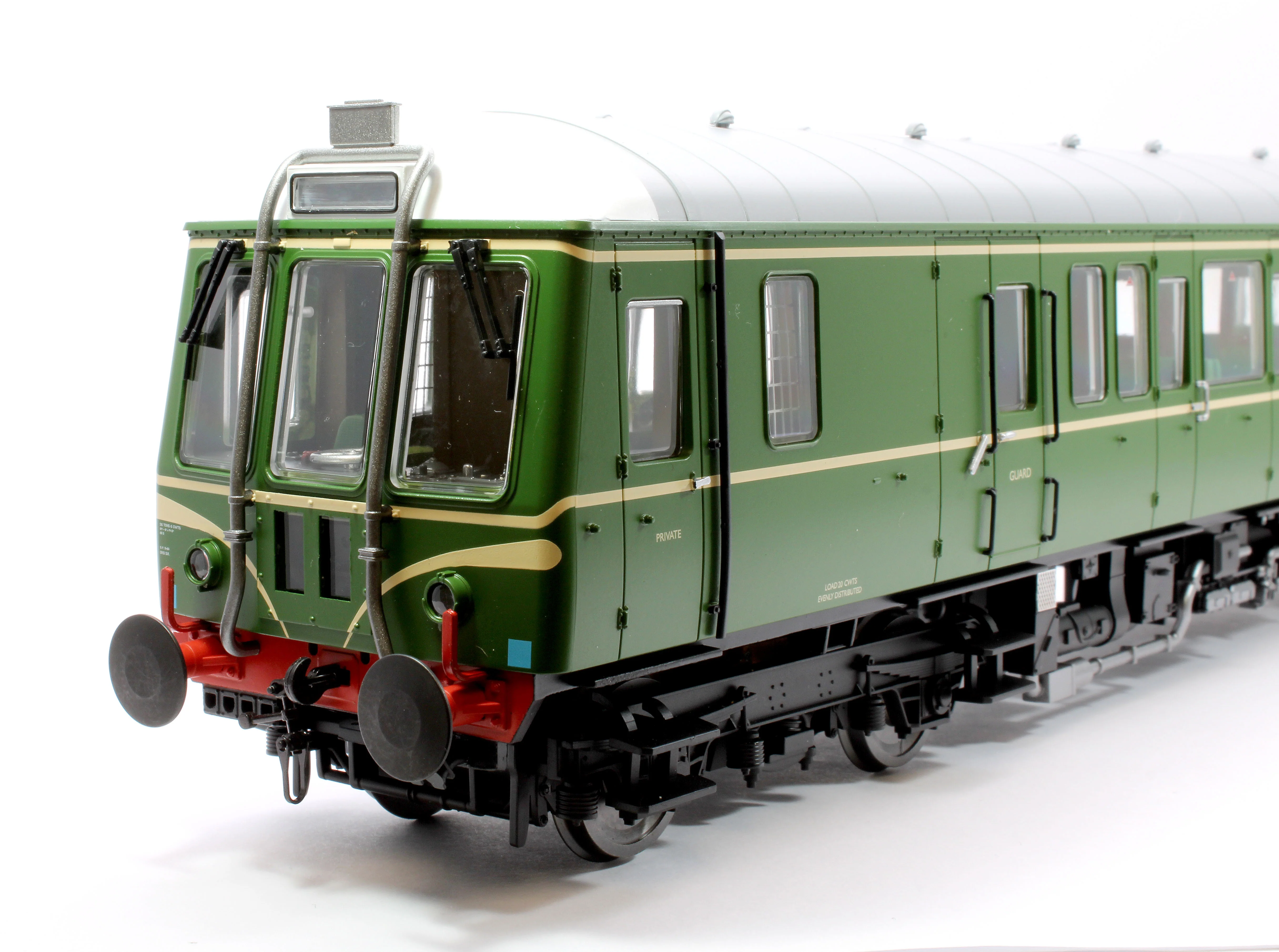 7D-015-006 Class 122 55018 BR Green Speed Whiskers Single Car DMU - Image 4
