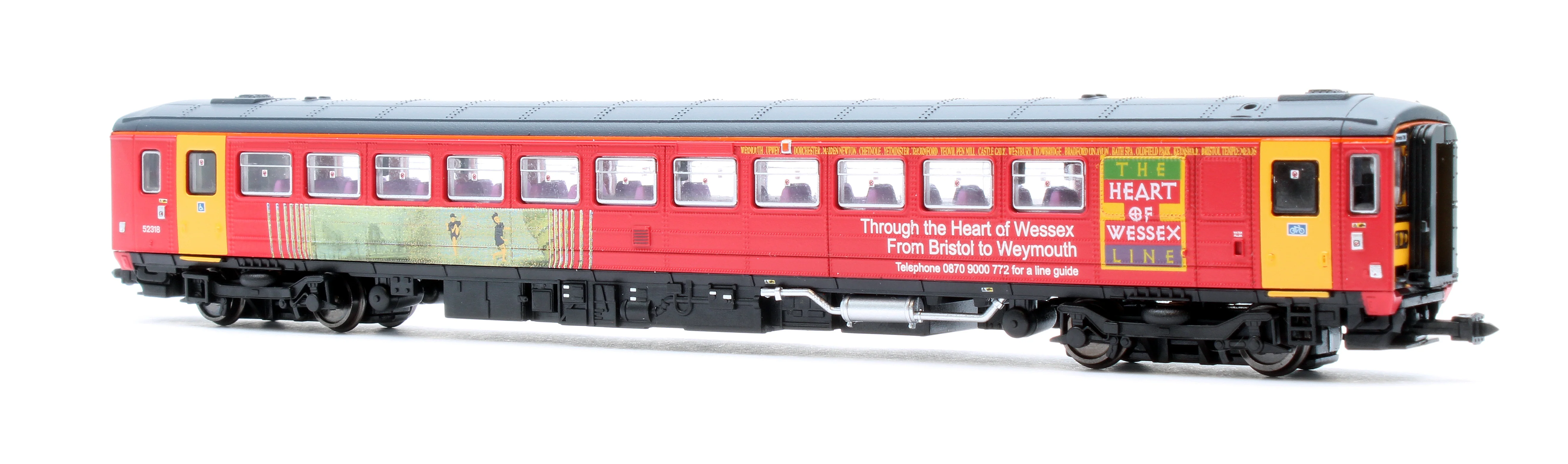 2D-020-006D Class 153 153318 Wessex Trains (Pink) Diesel Locomotive - DCC Fitted - Image 4