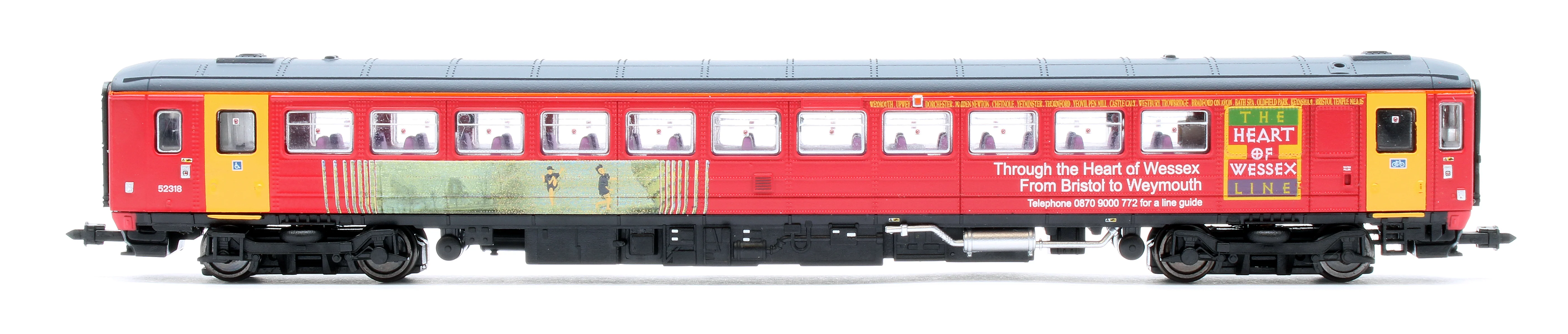 2D-020-006D Class 153 153318 Wessex Trains (Pink) Diesel Locomotive - DCC Fitted - Image 5