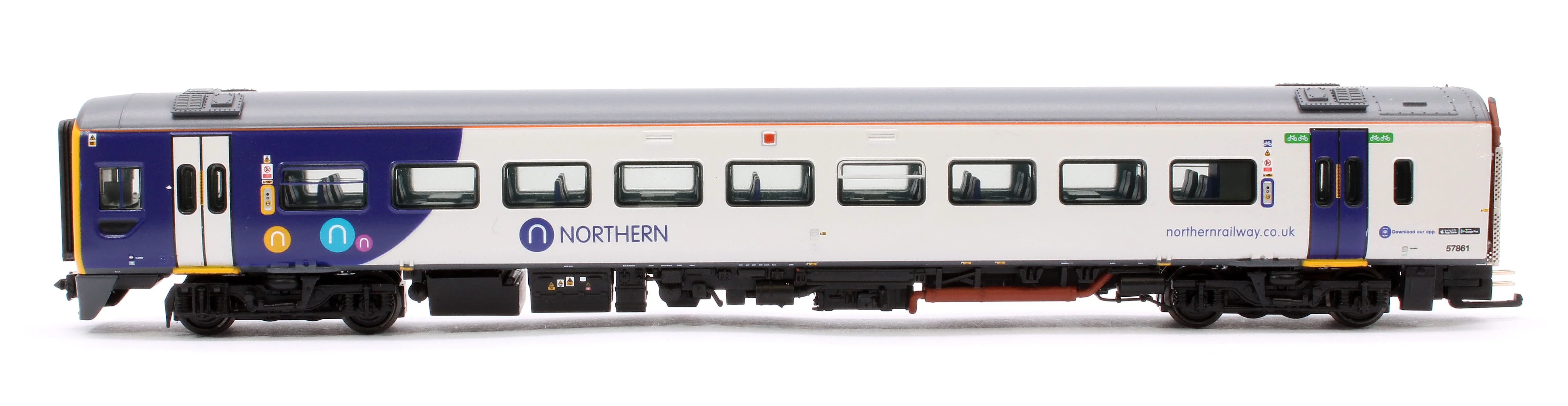 371-858ASF Class 158 2-Car DMU 158861 Northern - DCC Sound - Image 3