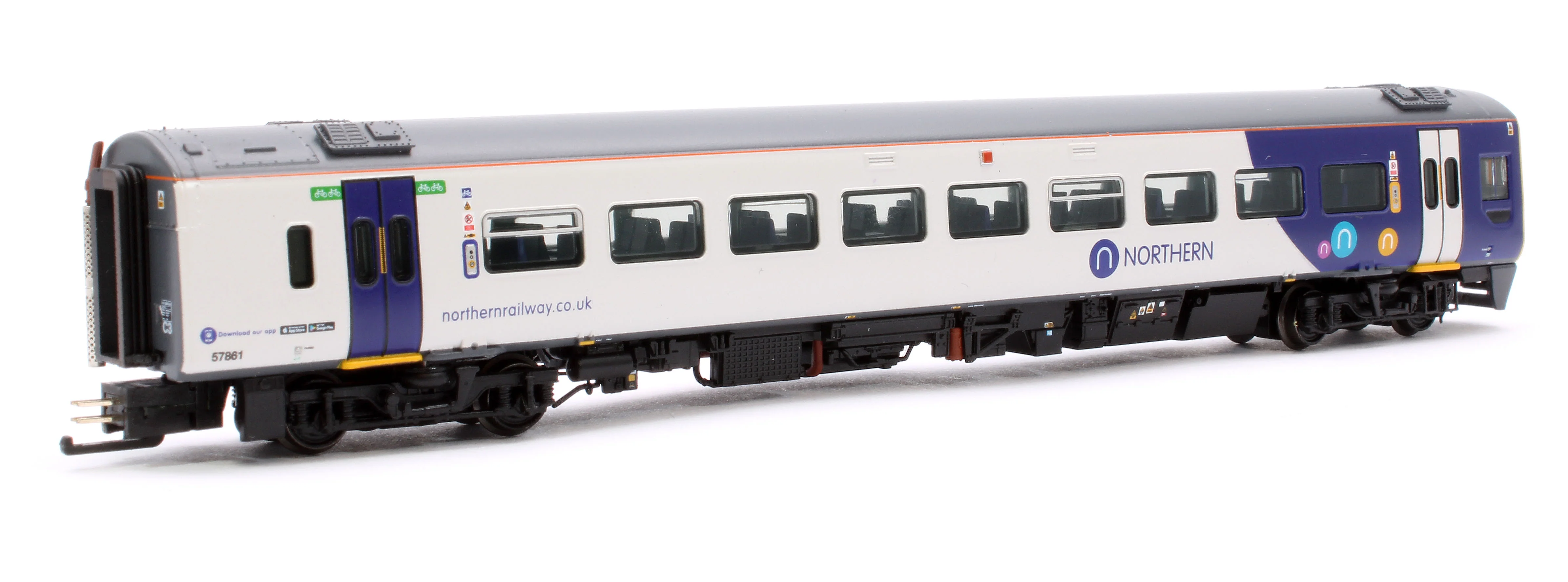 371-858ASF Class 158 2-Car DMU 158861 Northern - DCC Sound - Image 4