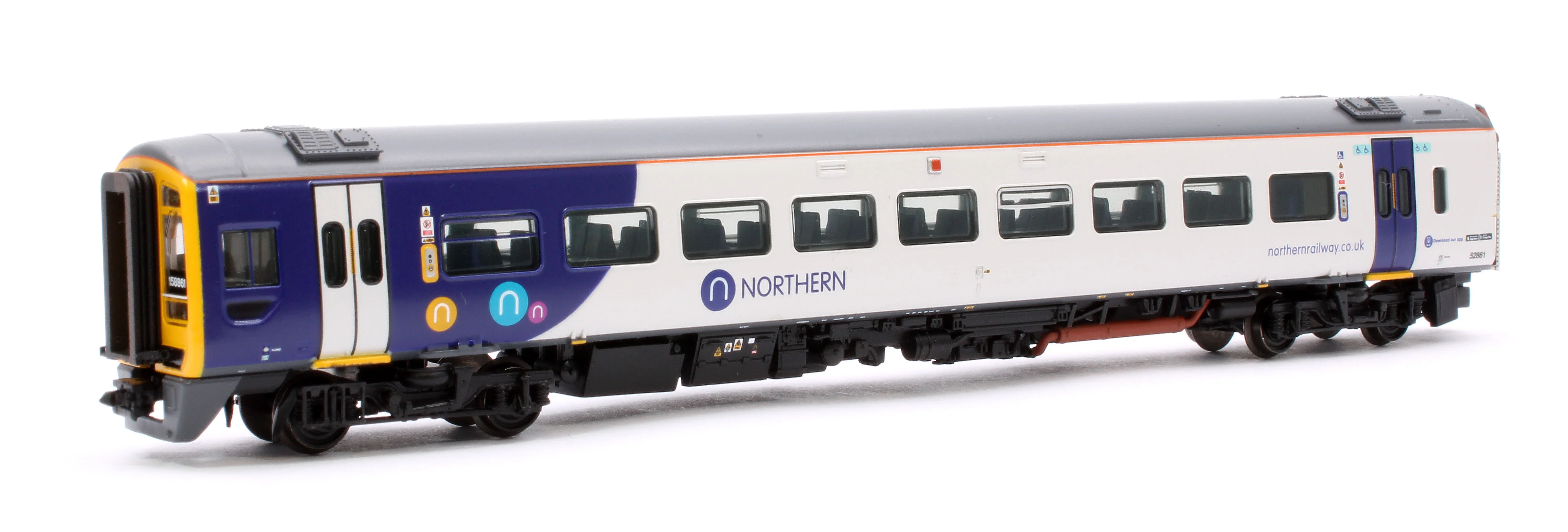371-858ASF Class 158 2-Car DMU 158861 Northern - DCC Sound - Image 5