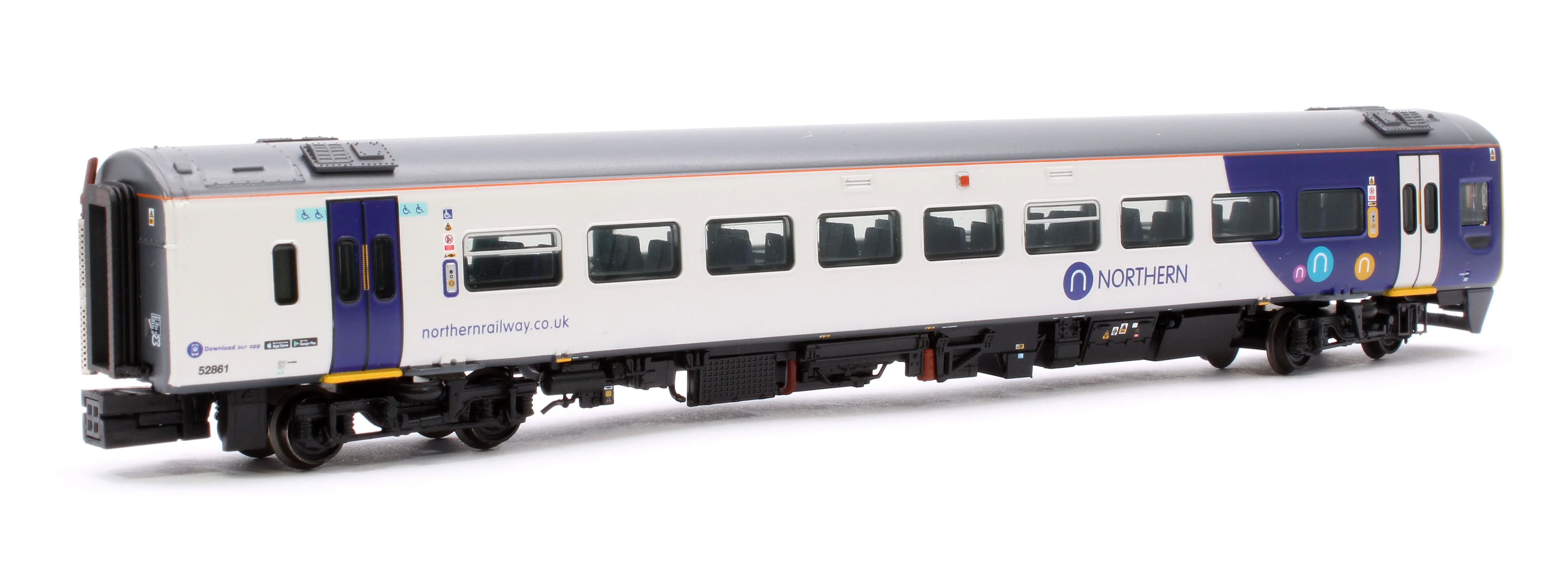 371-858ASF Class 158 2-Car DMU 158861 Northern - DCC Sound - Image 7