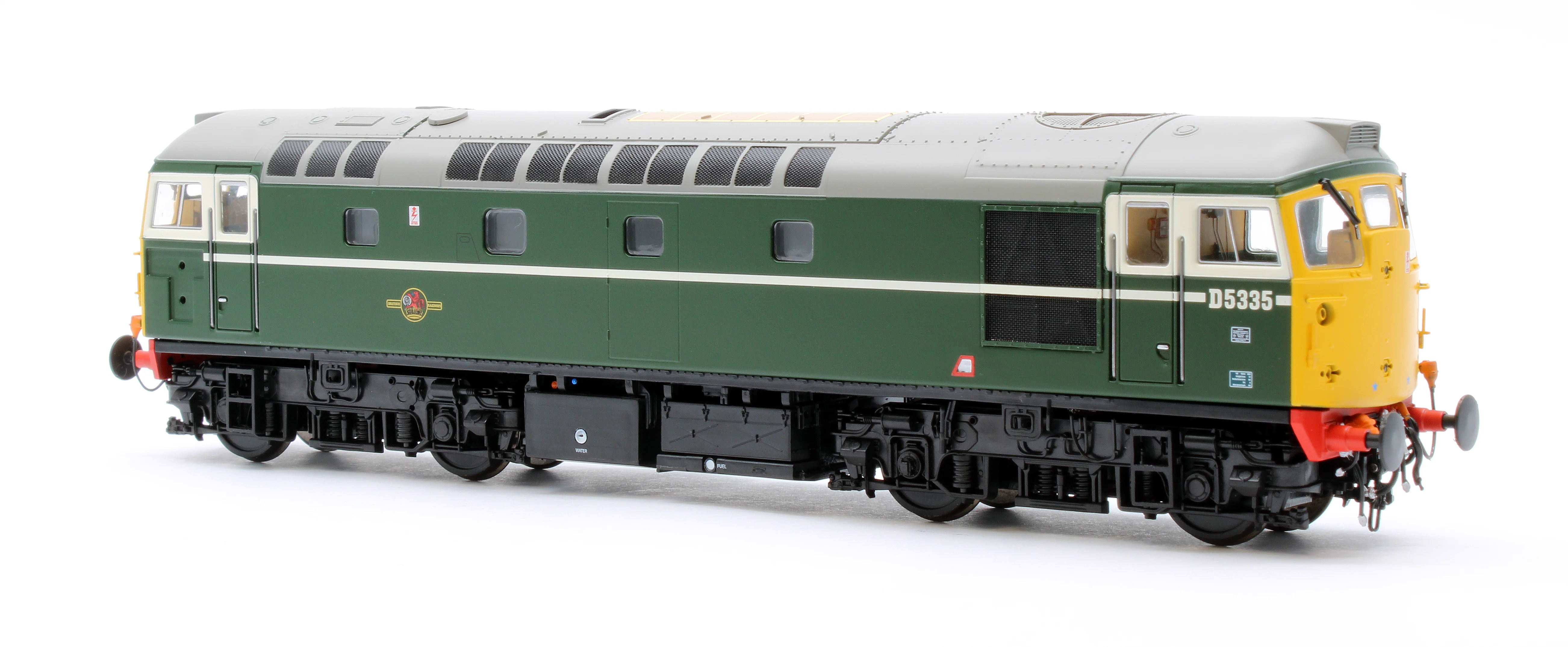 2642 Class 26 BR Green D5335 (full yellow ends) Diesel Locomotive - Image 2