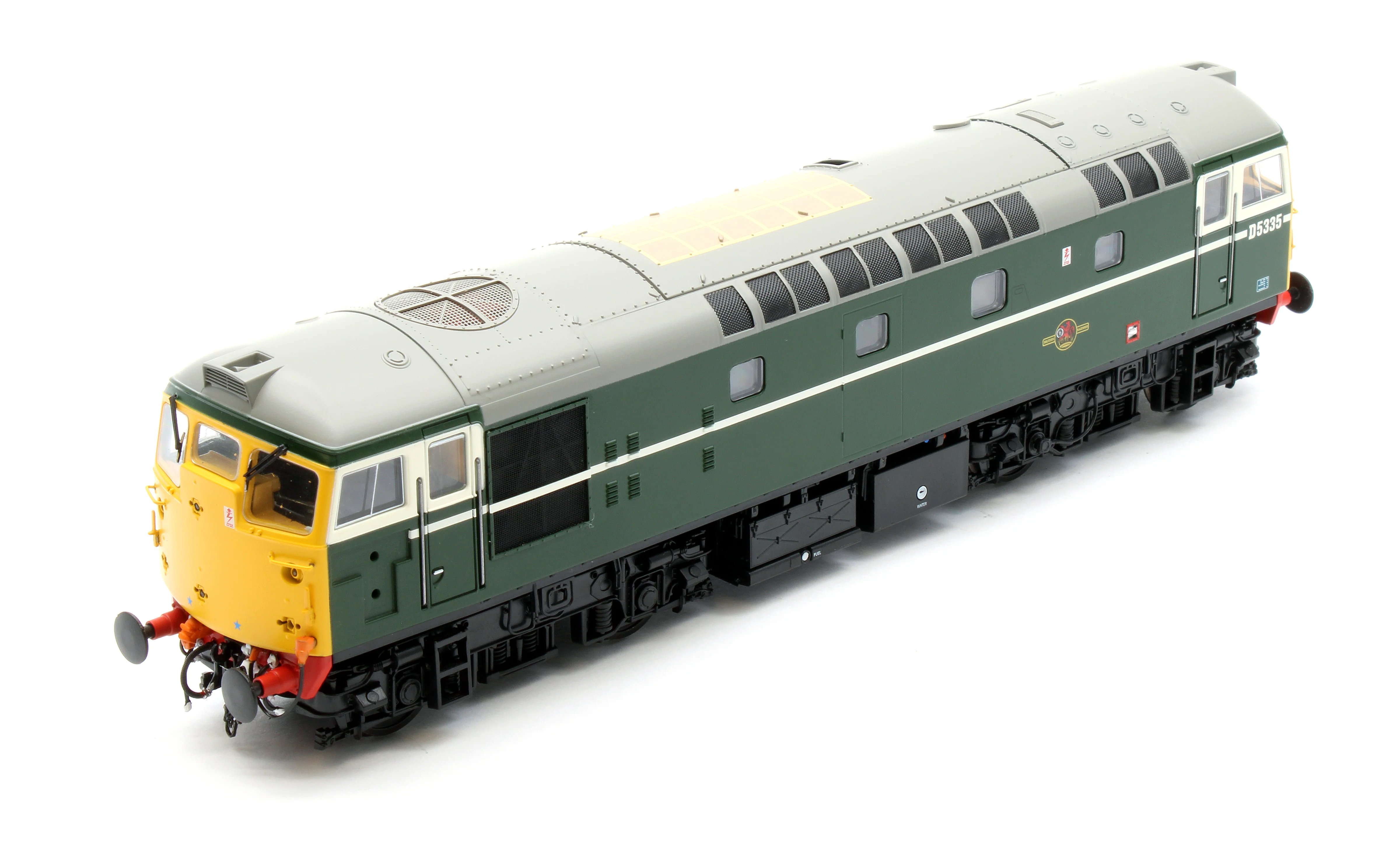 2642 Class 26 BR Green D5335 (full yellow ends) Diesel Locomotive - Image 8