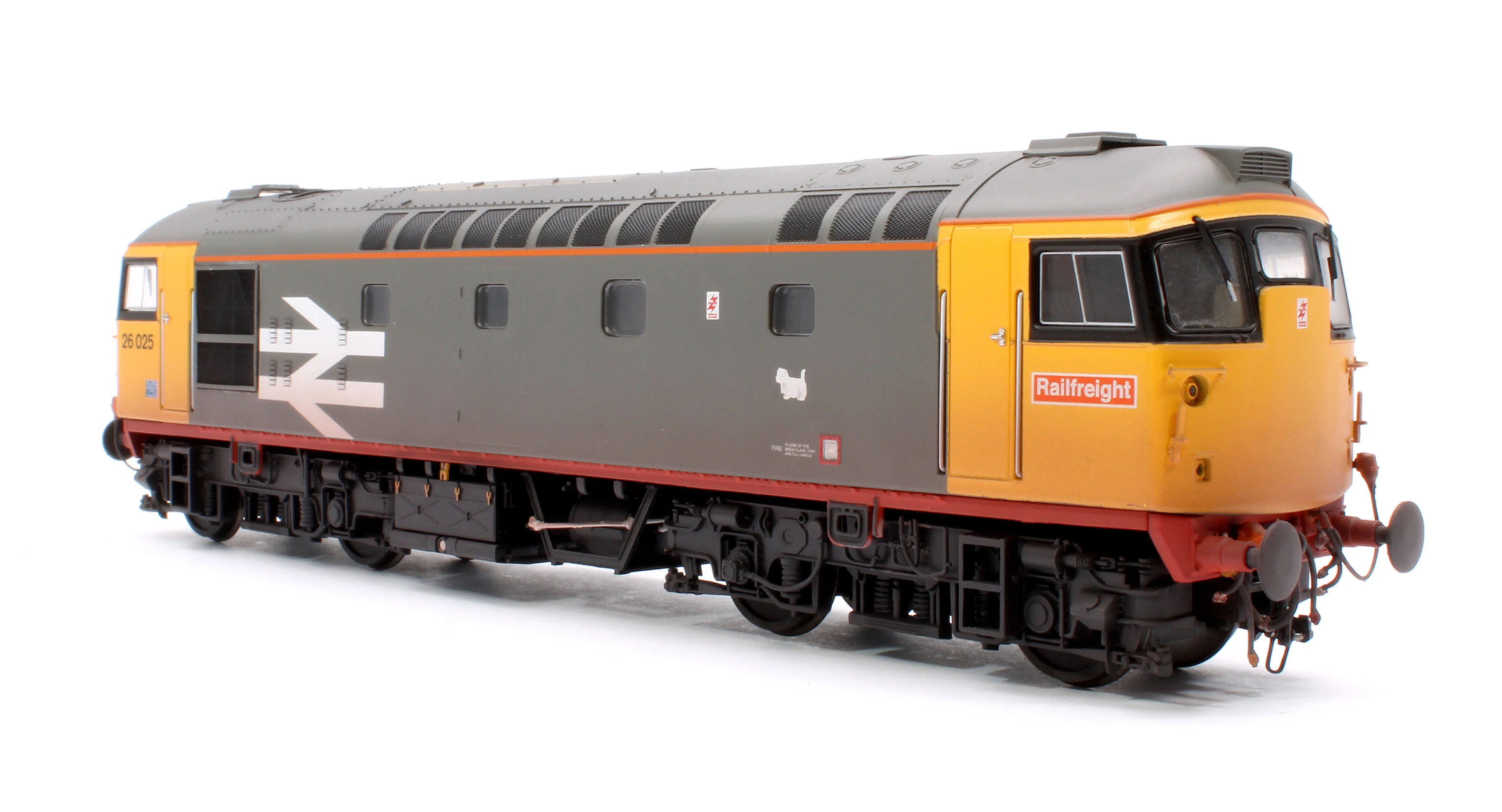 GM4240501 Class 26 Railfreight Red Stripe 26025 (tatty with Eastfield Terrier) Diesel Locomotive - Image 4