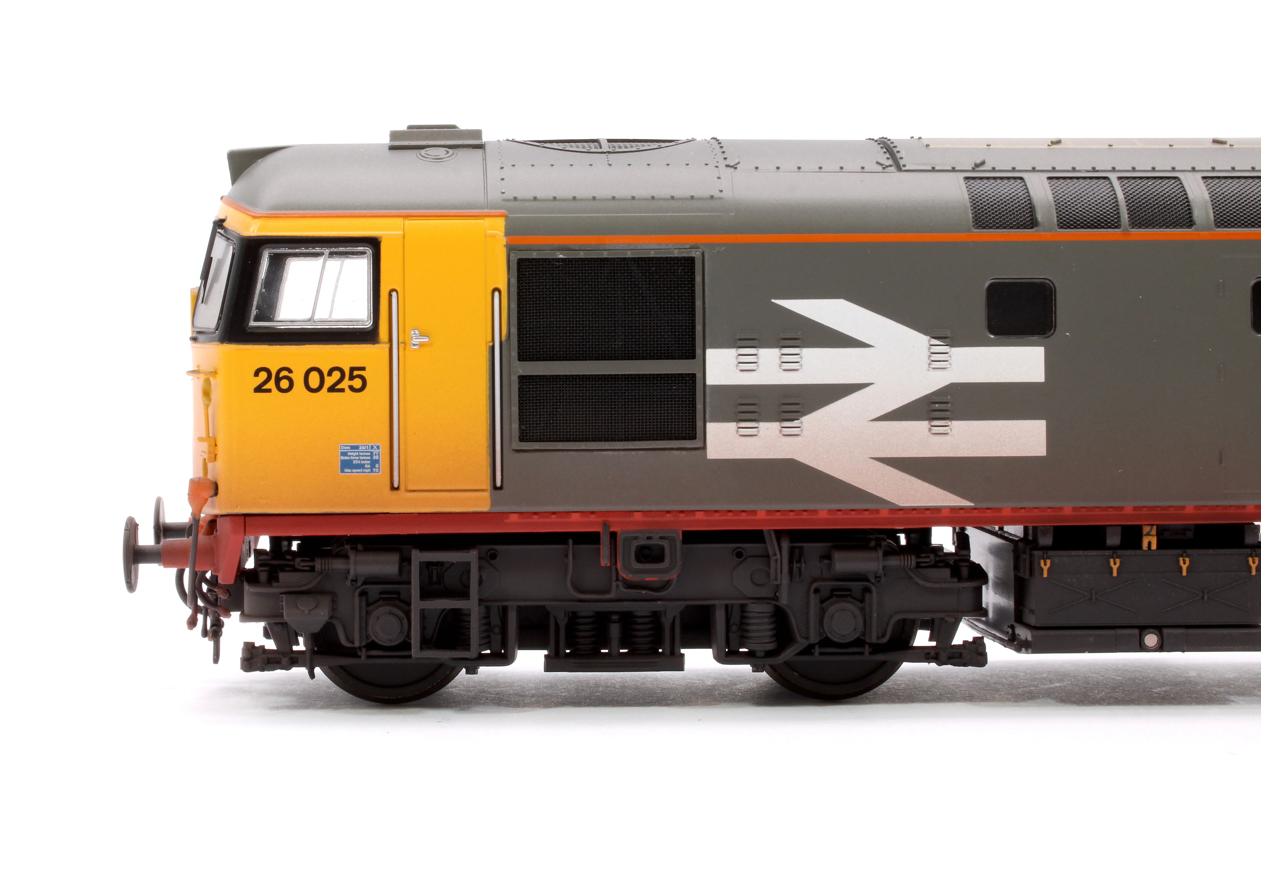 GM4240501 Class 26 Railfreight Red Stripe 26025 (tatty with Eastfield Terrier) Diesel Locomotive - Image 8