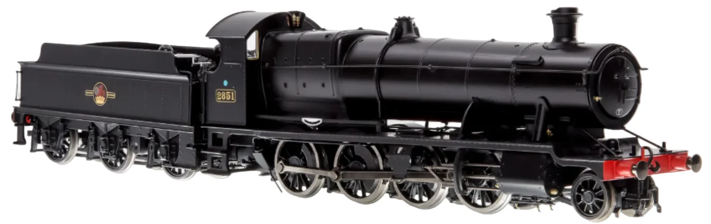4S-009-007S Class 28xx / 2884 2851 BR Late Crest Black 2-8-0 Steam Locomotive - DCC Sound Fitted