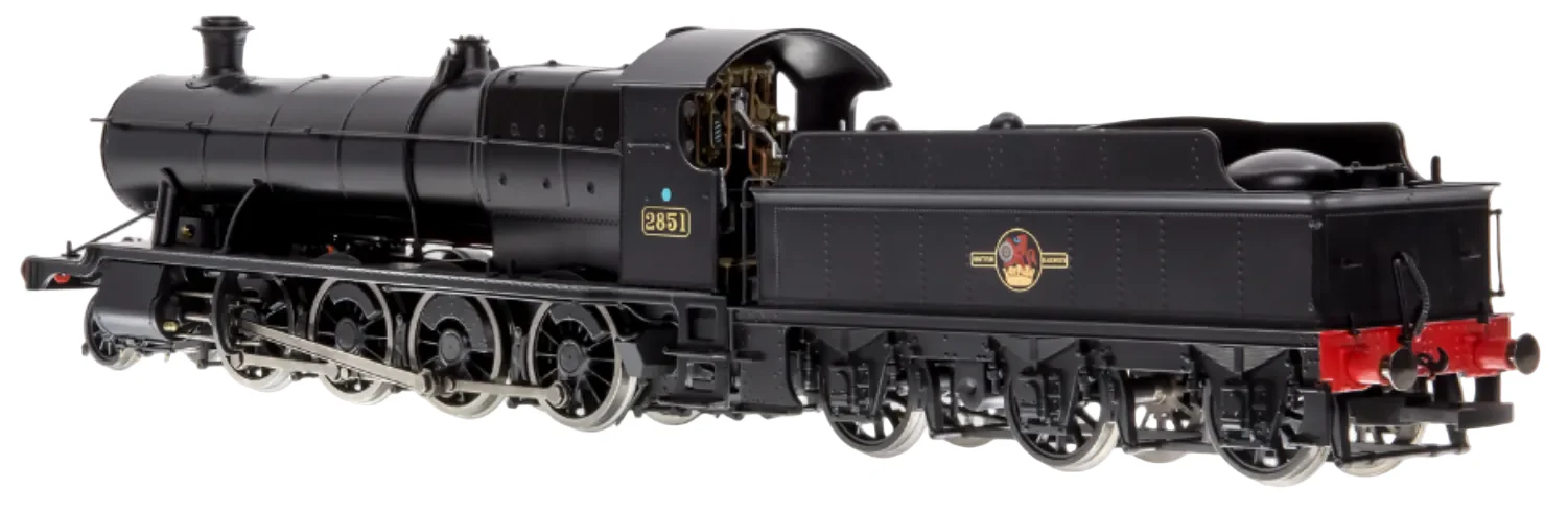 4S-009-007S Class 28xx / 2884 2851 BR Late Crest Black 2-8-0 Steam Locomotive - DCC Sound Fitted - Image 2