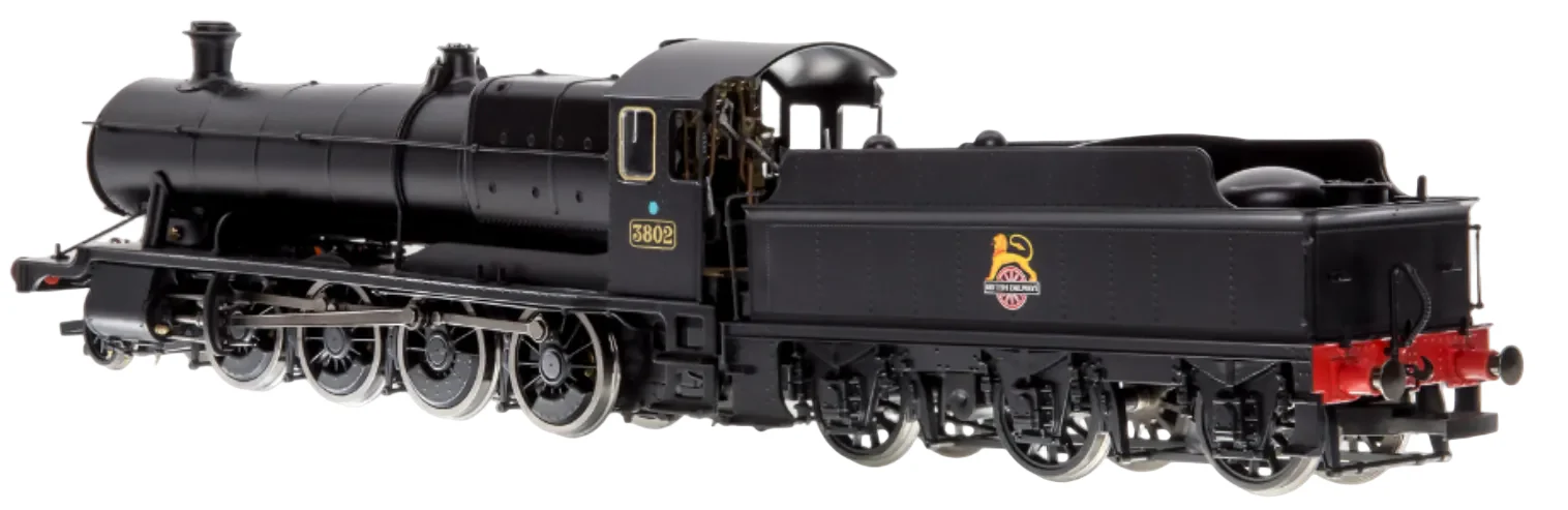 4S-009-006D Class 28xx / 2884 3802 BR Early Emblem Black 2-8-0 Steam Locomotive - DCC Fitted - Image 2