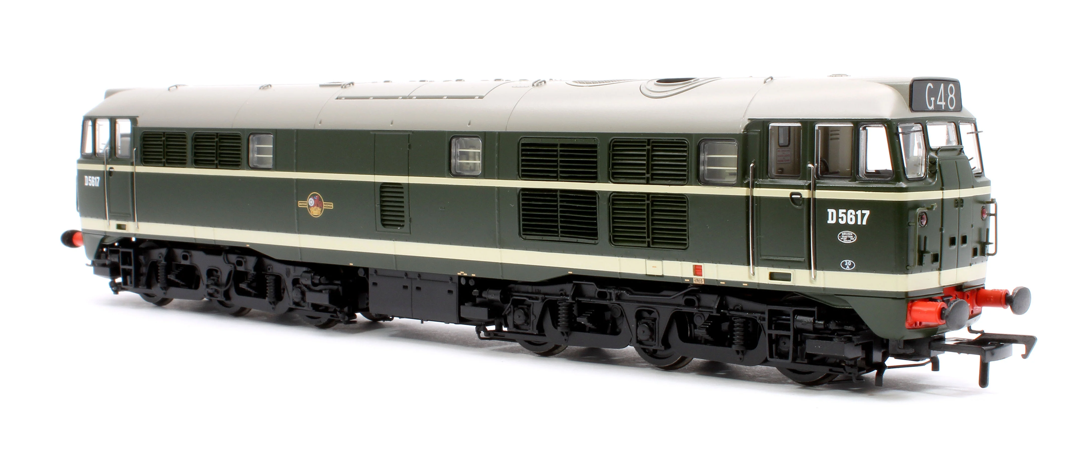 35-801ASF Class 30 D5617 BR Green (Late Crest) Diesel Locomotive - DCC Sound - Image 4