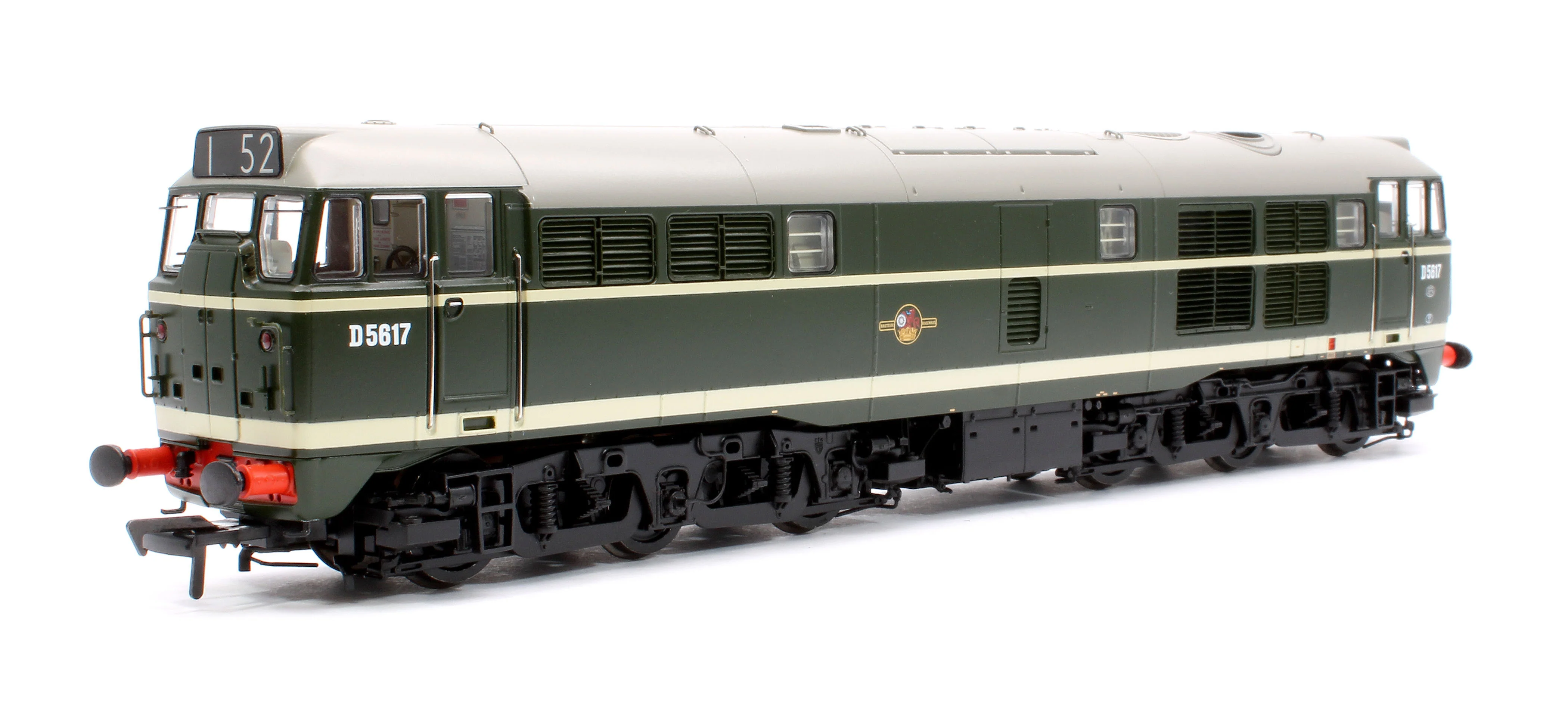 35-801ASFX Class 30 D5617 BR Green (Late Crest) Diesel Locomotive - DCC Sound Deluxe - Image 3