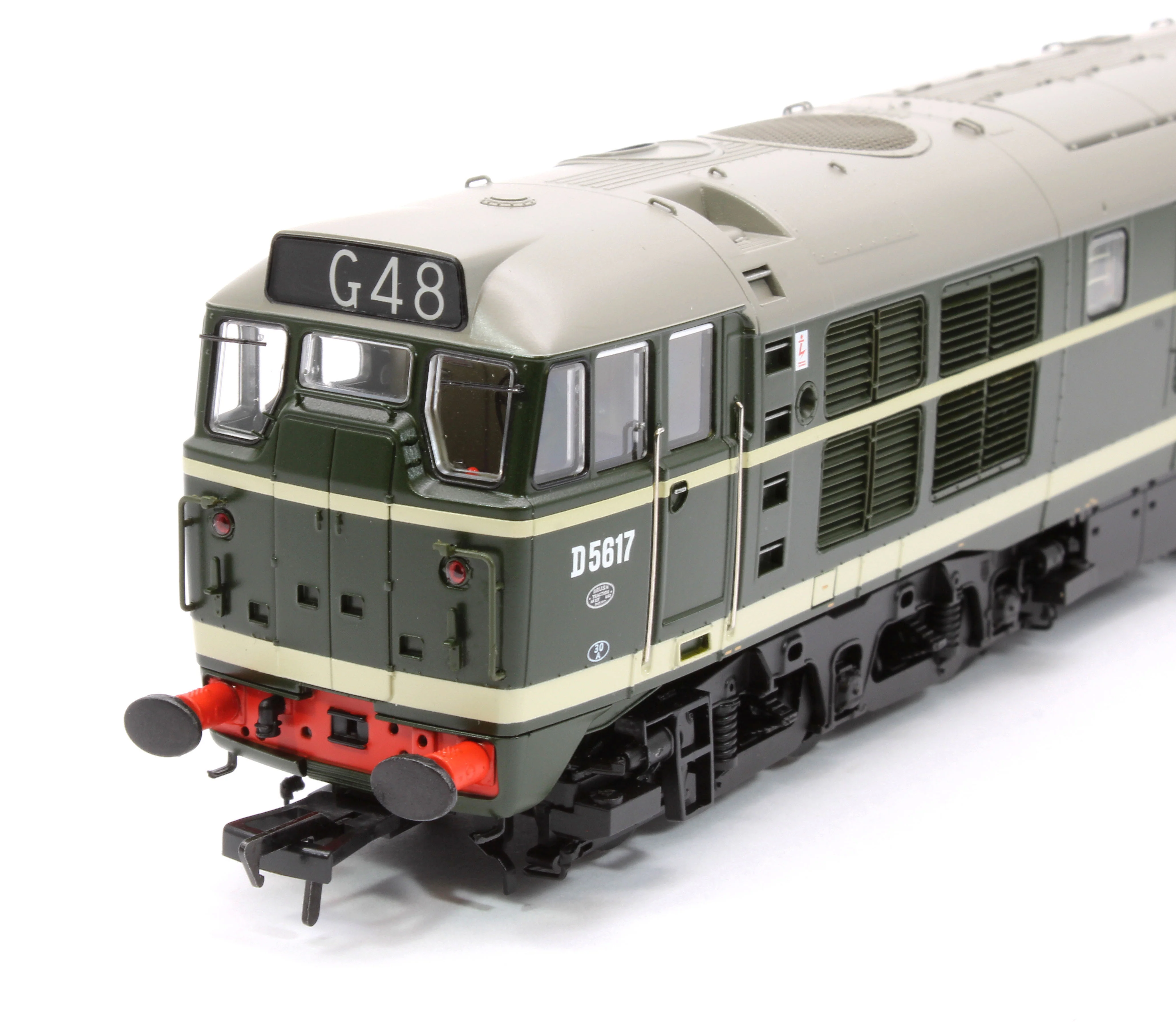 35-801ASFX Class 30 D5617 BR Green (Late Crest) Diesel Locomotive - DCC Sound Deluxe - Image 9