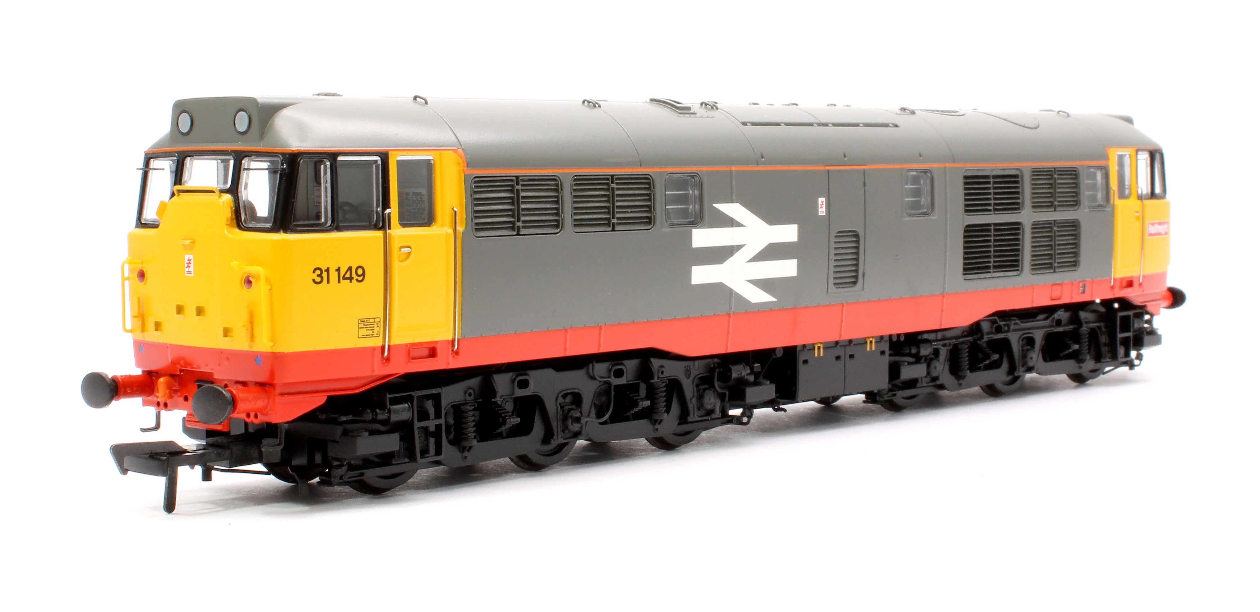 35-821ASFX Class 31/1 Refurbished 31149 BR Railfreight (Red Stripe) Diesel Locomotive - DCC Sound Deluxe - Image 3