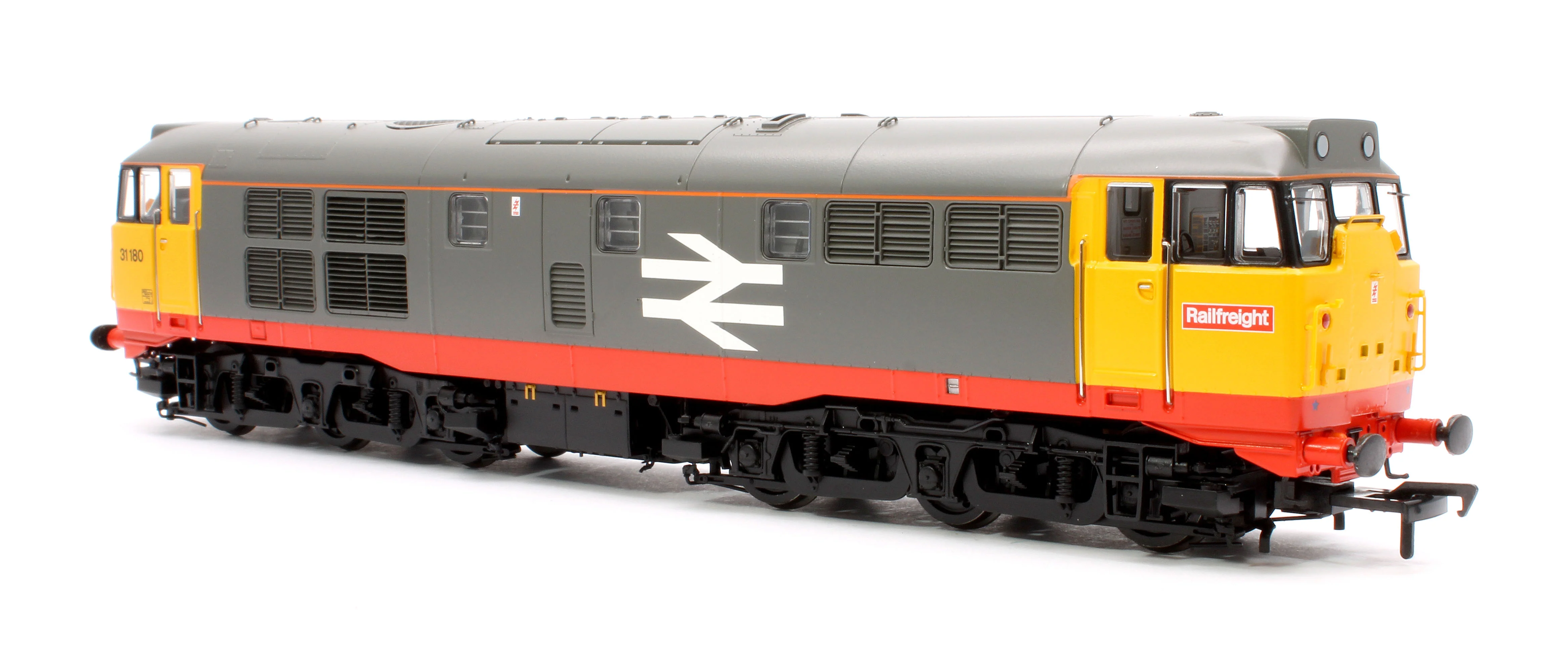 35-821 Class 31/1 Refurbished 31180 BR Railfreight (Red Stripe) Diesel Locomotive - Image 2