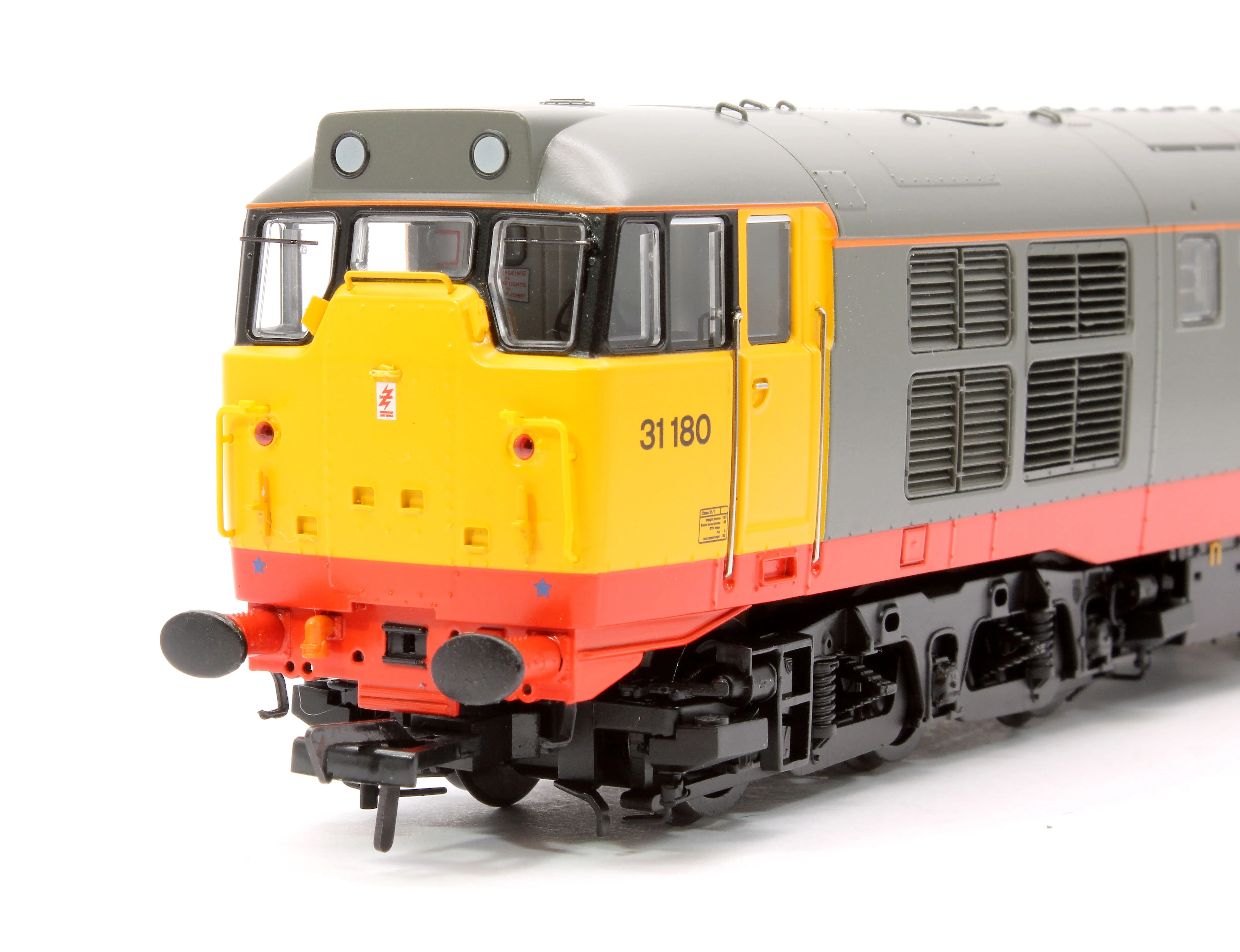 35-821SFX Class 31/1 Refurbished 31180 BR Railfreight (Red Stripe) Diesel Locomotive - DCC Sound Deluxe - Image 9