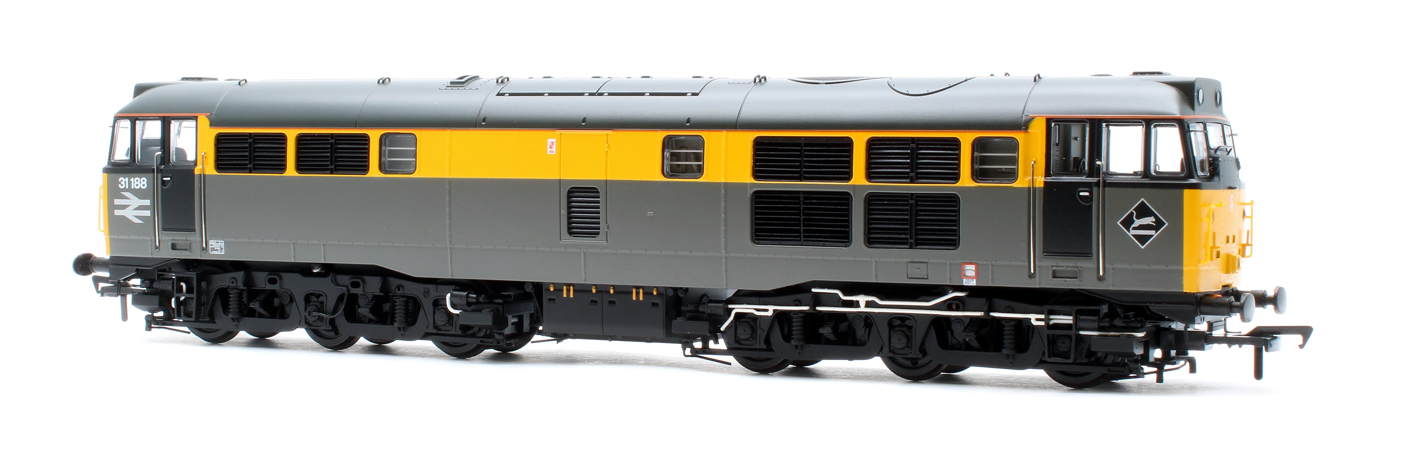 35-822 Class 31/1 Refurbished 31188 BR Engineers Grey & Yellow Diesel Locomotive - Image 2