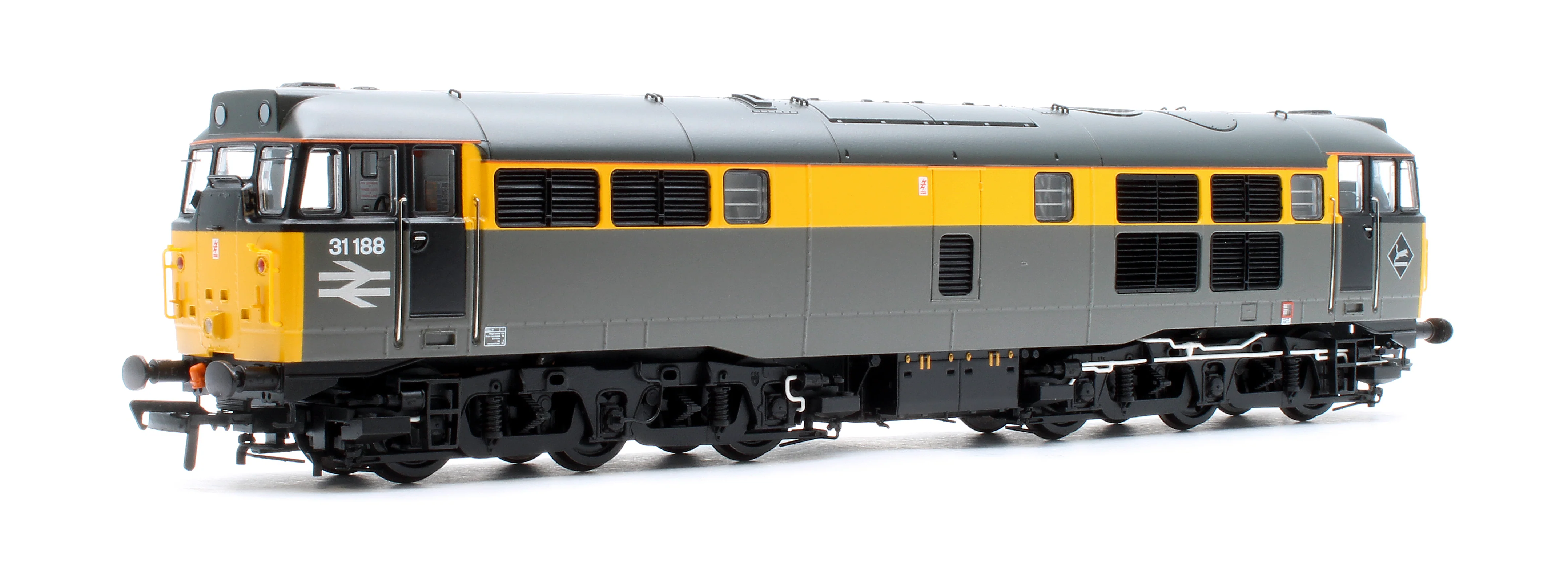 35-822 Class 31/1 Refurbished 31188 BR Engineers Grey & Yellow Diesel Locomotive - Image 3