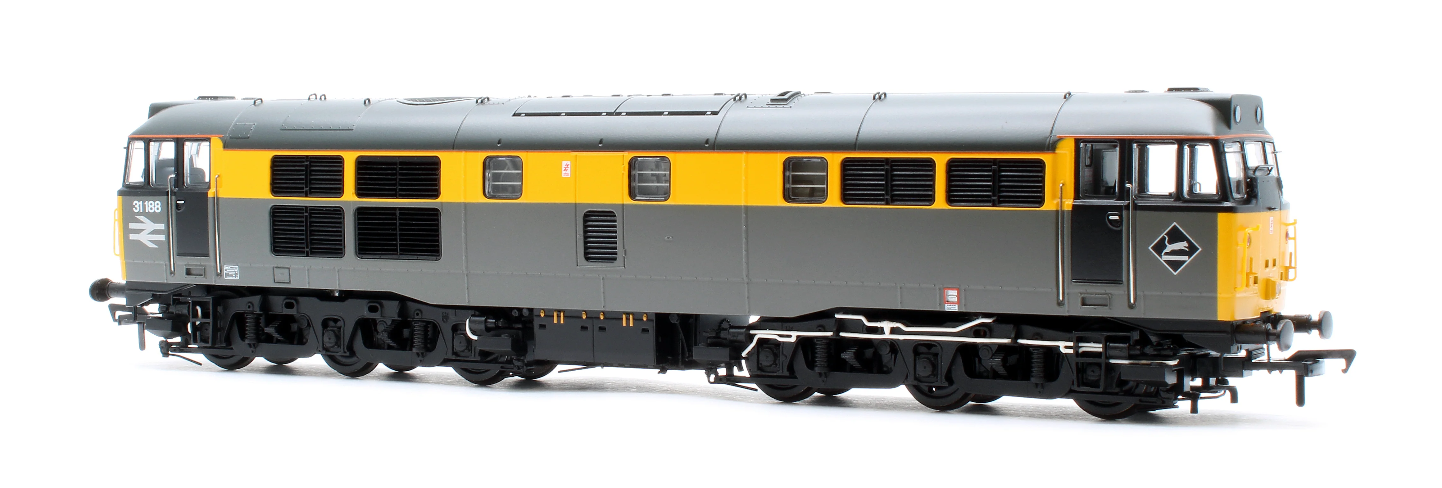35-822 Class 31/1 Refurbished 31188 BR Engineers Grey & Yellow Diesel Locomotive - Image 4