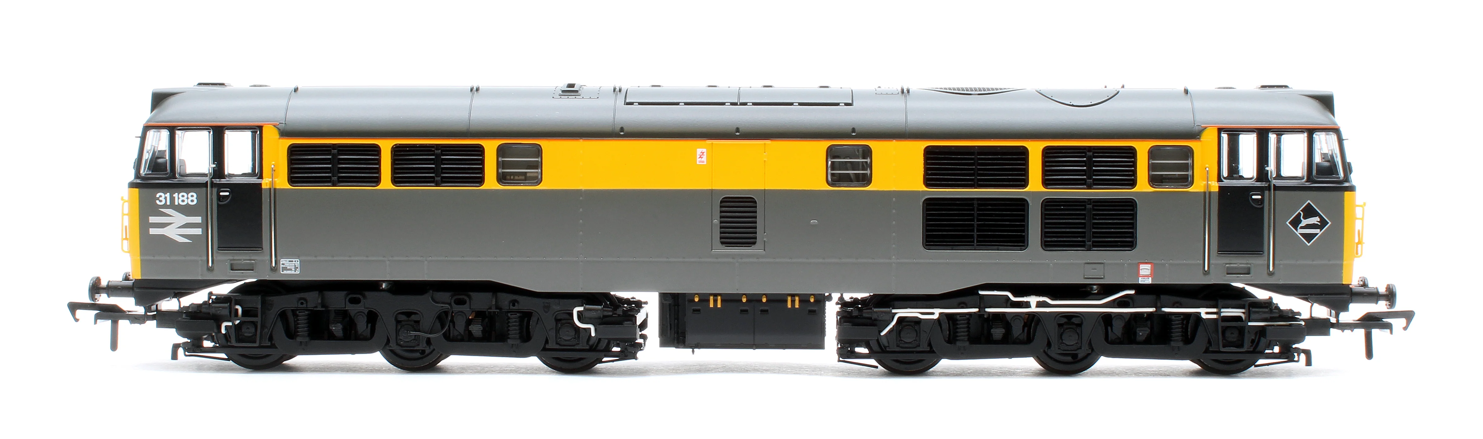 35-822 Class 31/1 Refurbished 31188 BR Engineers Grey & Yellow Diesel Locomotive - Image 6