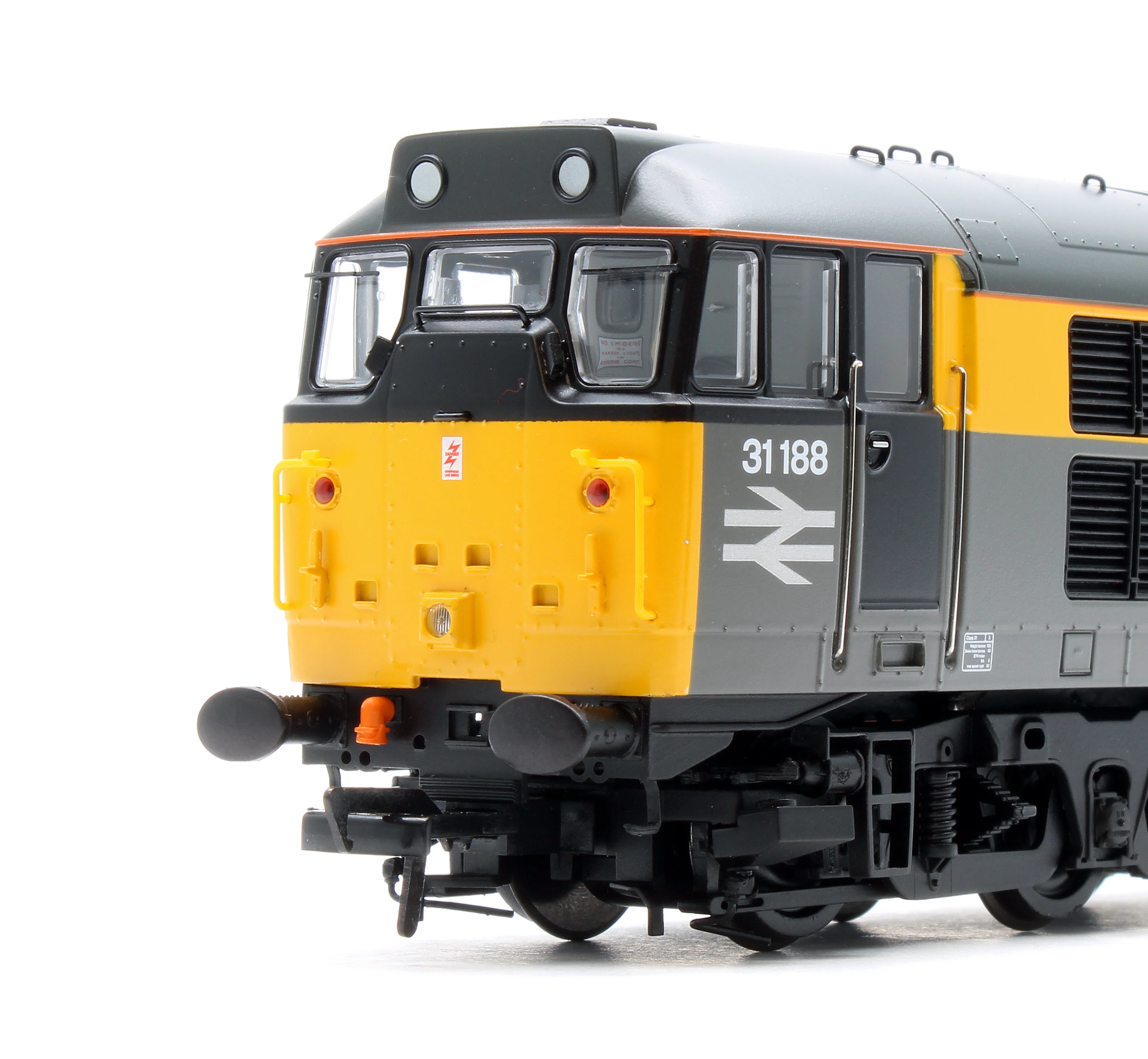35-822 Class 31/1 Refurbished 31188 BR Engineers Grey & Yellow Diesel Locomotive - Image 7