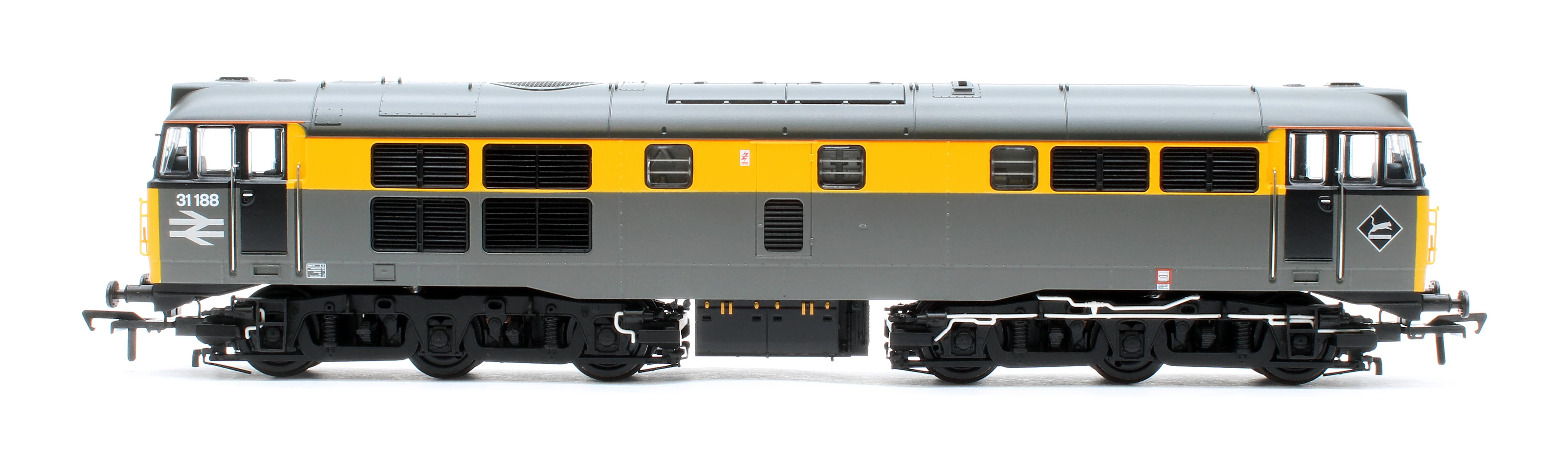 35-822SF Class 31/1 Refurbished 31188 BR Engineers Grey & Yellow Diesel Locomotive - DCC Sound - Image 5