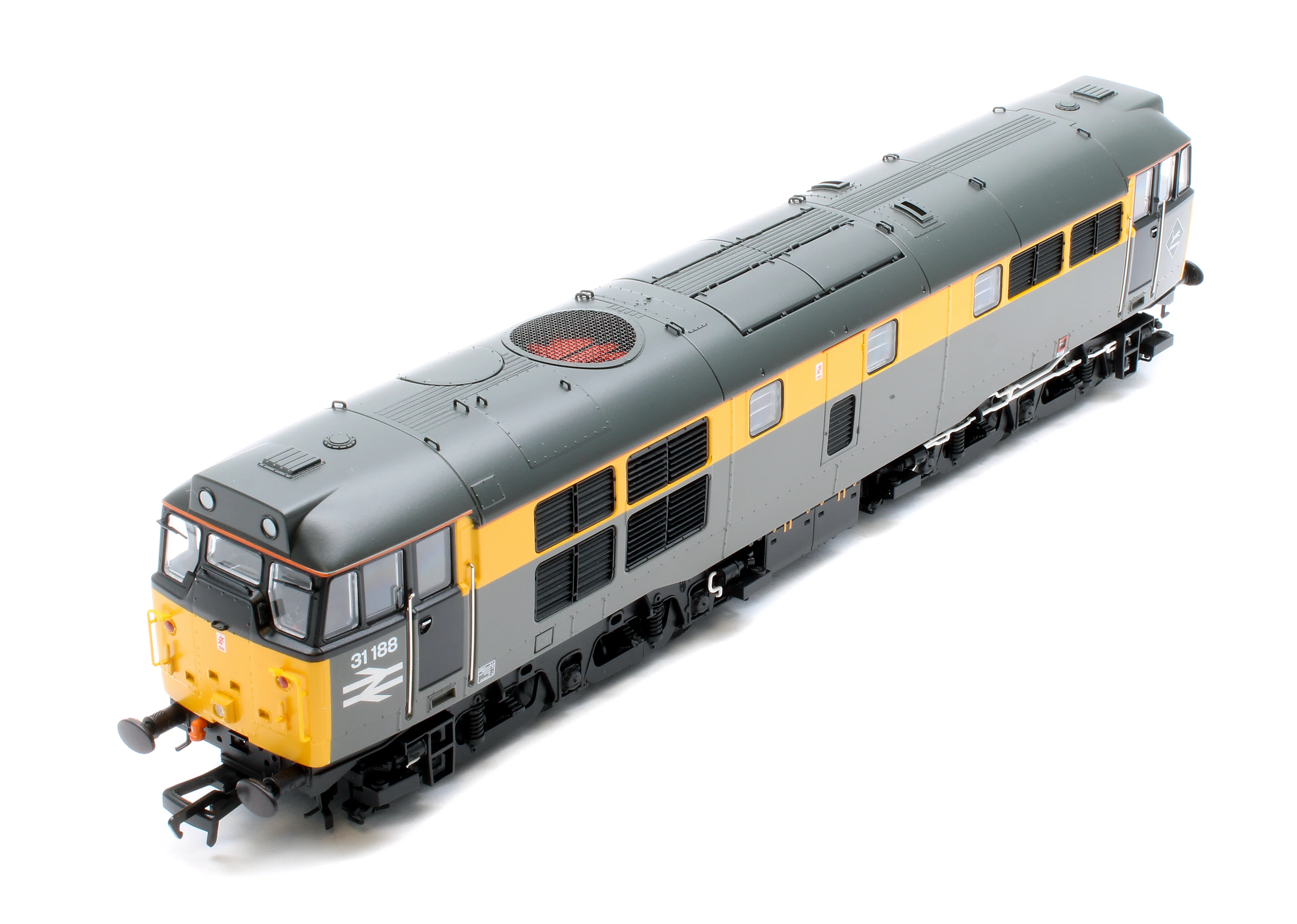 35-822SF Class 31/1 Refurbished 31188 BR Engineers Grey & Yellow Diesel Locomotive - DCC Sound - Image 8