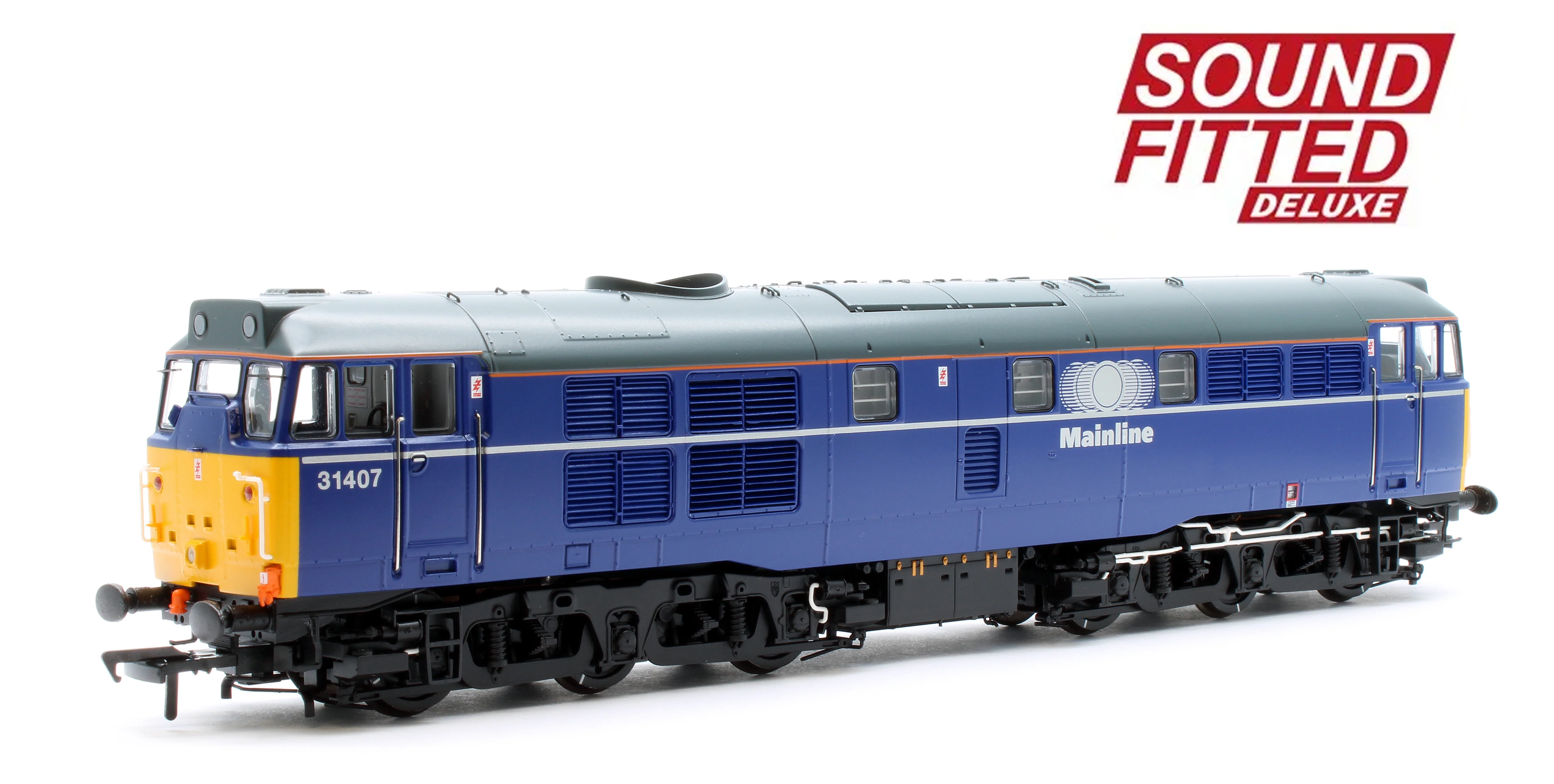 35-830SFX Class 31/4 Refurbished 31407 Mainline Freight Diesel Locomotive - DCC Sound Deluxe