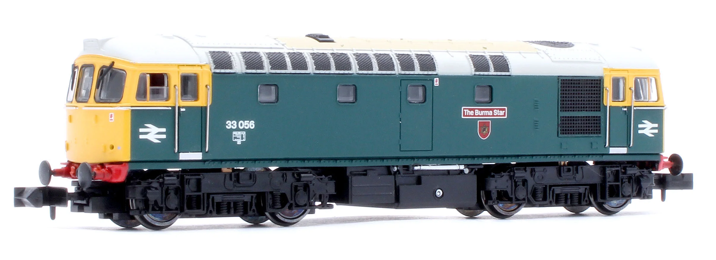 2D-001-011 Class 33/0 33056 BR Blue Full Yellow Ends The Burma Star Diesel Locomotive - Image 4
