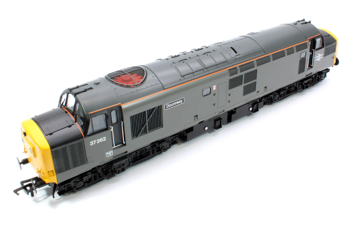 35-311 Class 37/0 Centre Headcode 37262 'Dounreay' BR Engineers Grey Diesel Locomotive - Image 12