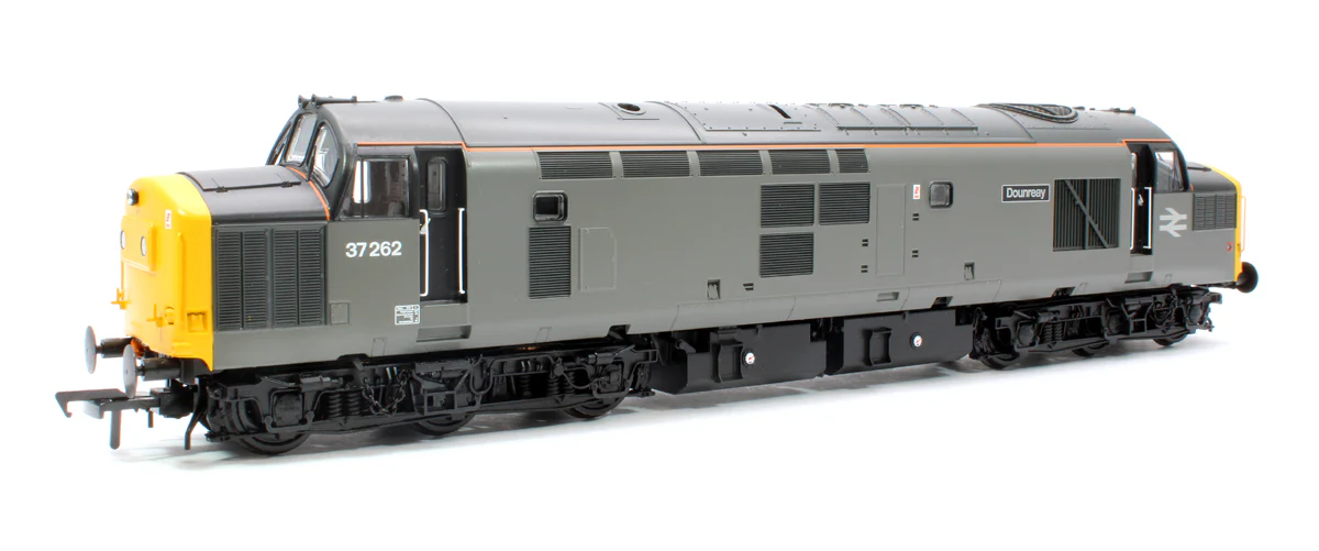 35-311 Class 37/0 Centre Headcode 37262 'Dounreay' BR Engineers Grey Diesel Locomotive - Image 3