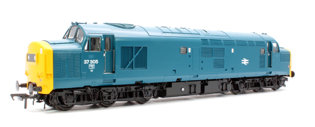 35-303 Pre-Owned Class 37/0 Centre Headcode 37305 BR Blue Diesel Locomotive