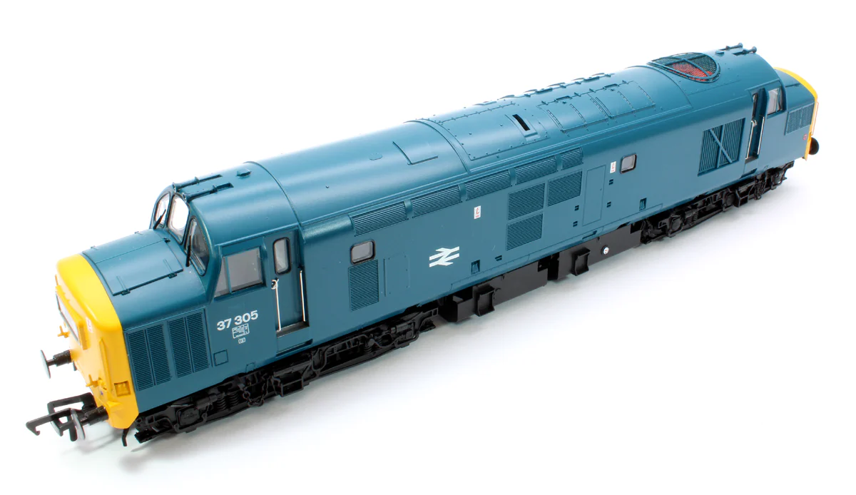 35-303 Pre-Owned Class 37/0 Centre Headcode 37305 BR Blue Diesel Locomotive - Image 11