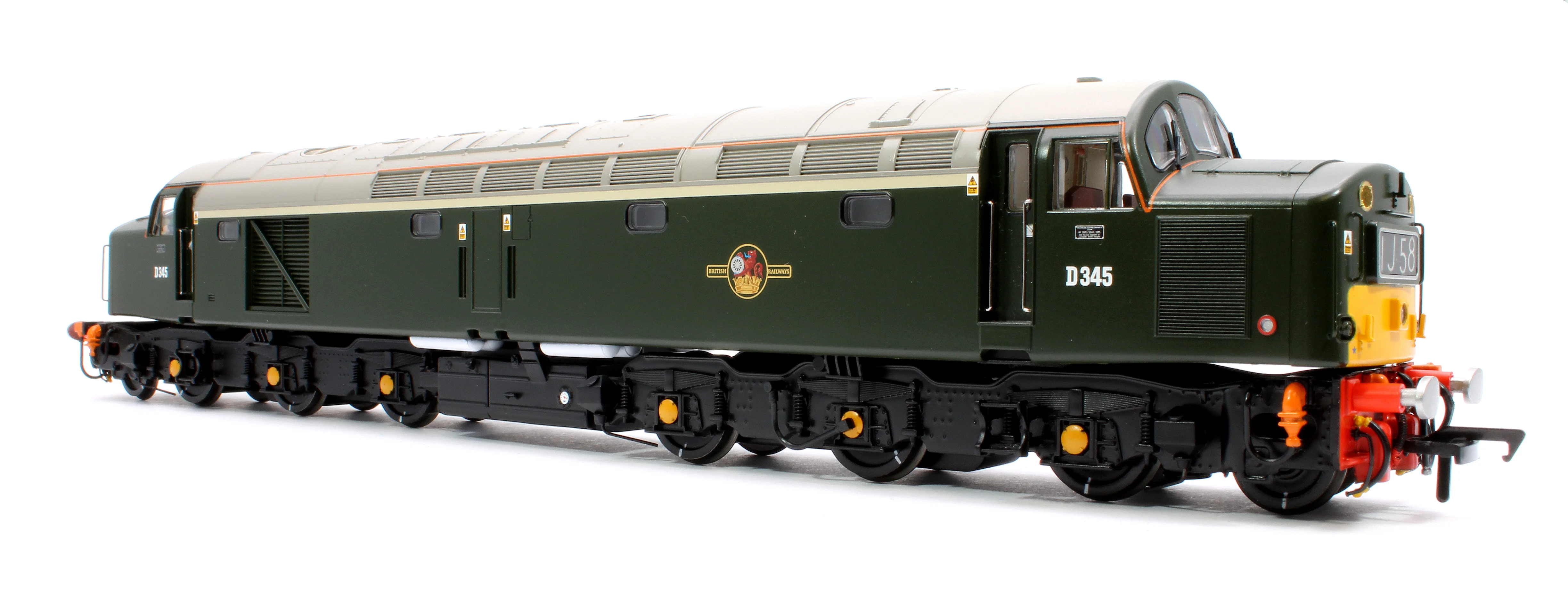 32-491 Class 40 Centre Headcode D345 BR Green (Small Yellow Panels) Diesel Locomotive - Image 2