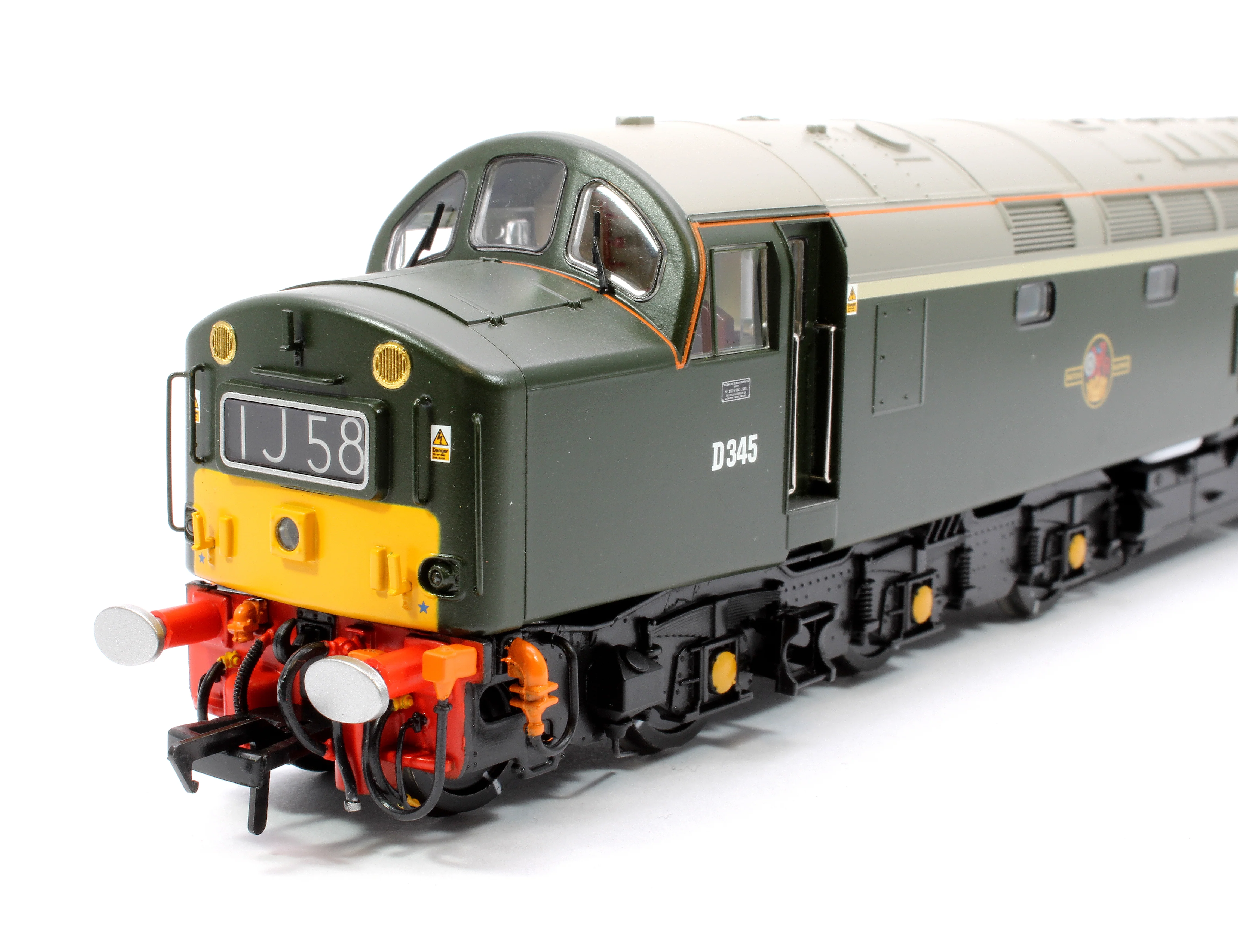 32-491 Class 40 Centre Headcode D345 BR Green (Small Yellow Panels) Diesel Locomotive - Image 8