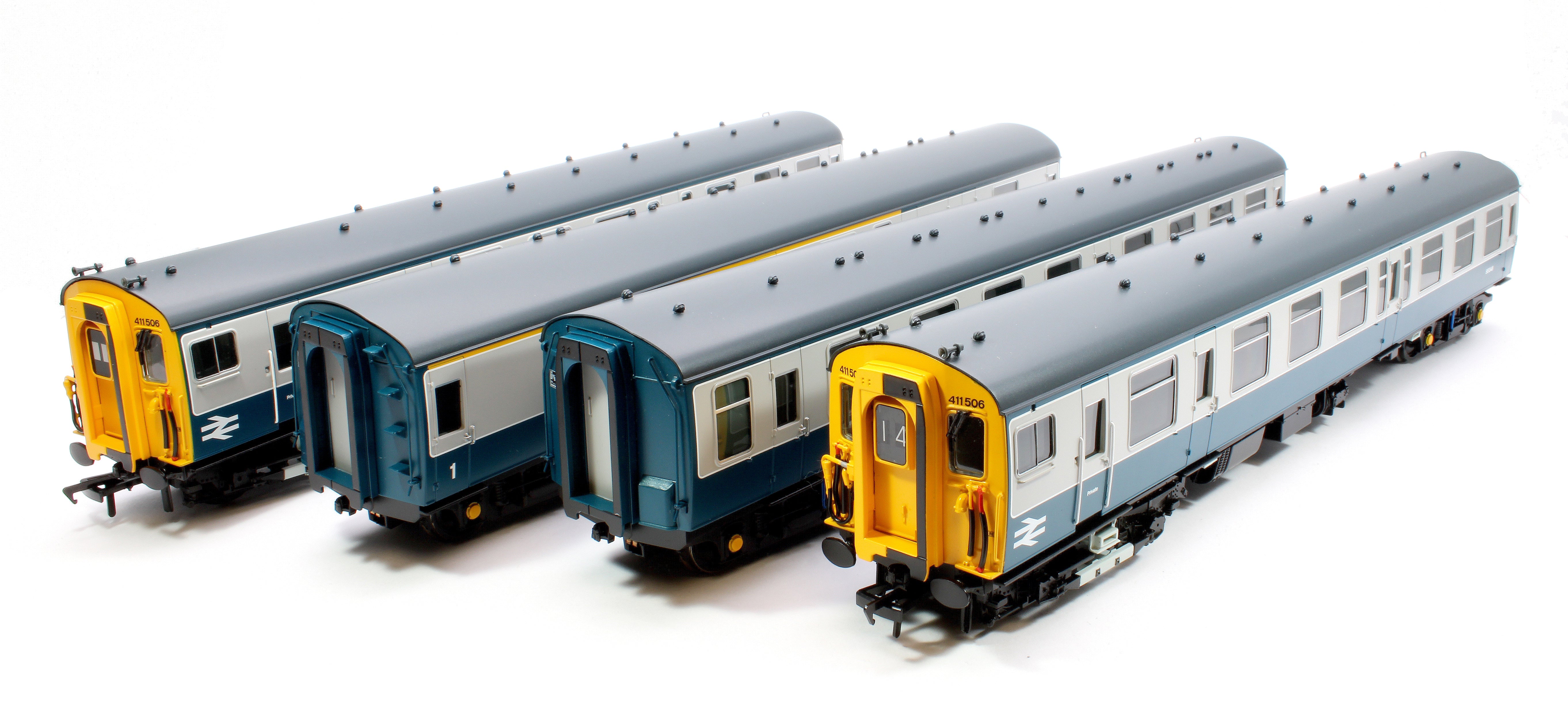 31-421 Class 411 4-CEP 4-Car EMU (Refurbished) 411506 BR Blue & Grey