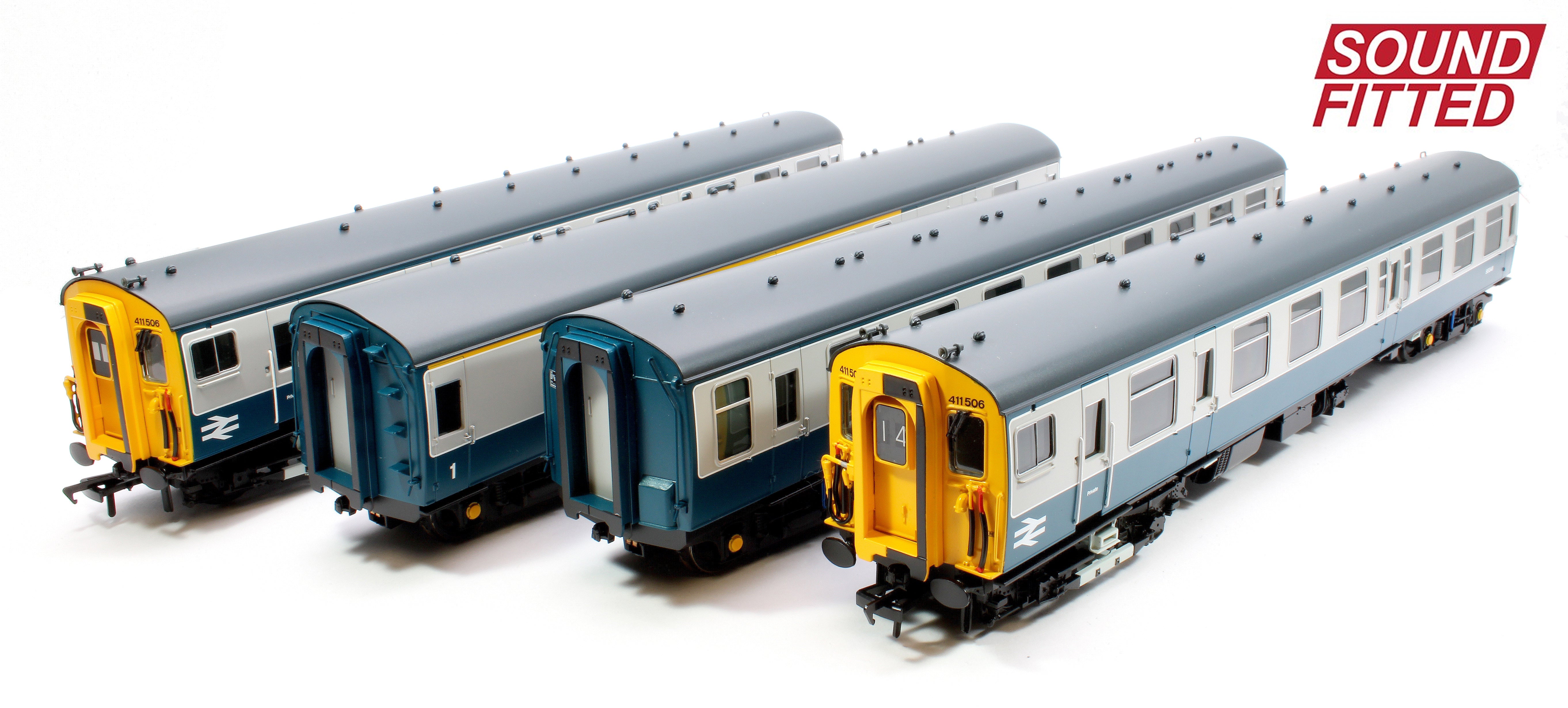 31-421SF Class 411 4-CEP 4-Car EMU (Refurbished) 411506 BR Blue & Grey - DCC Sound