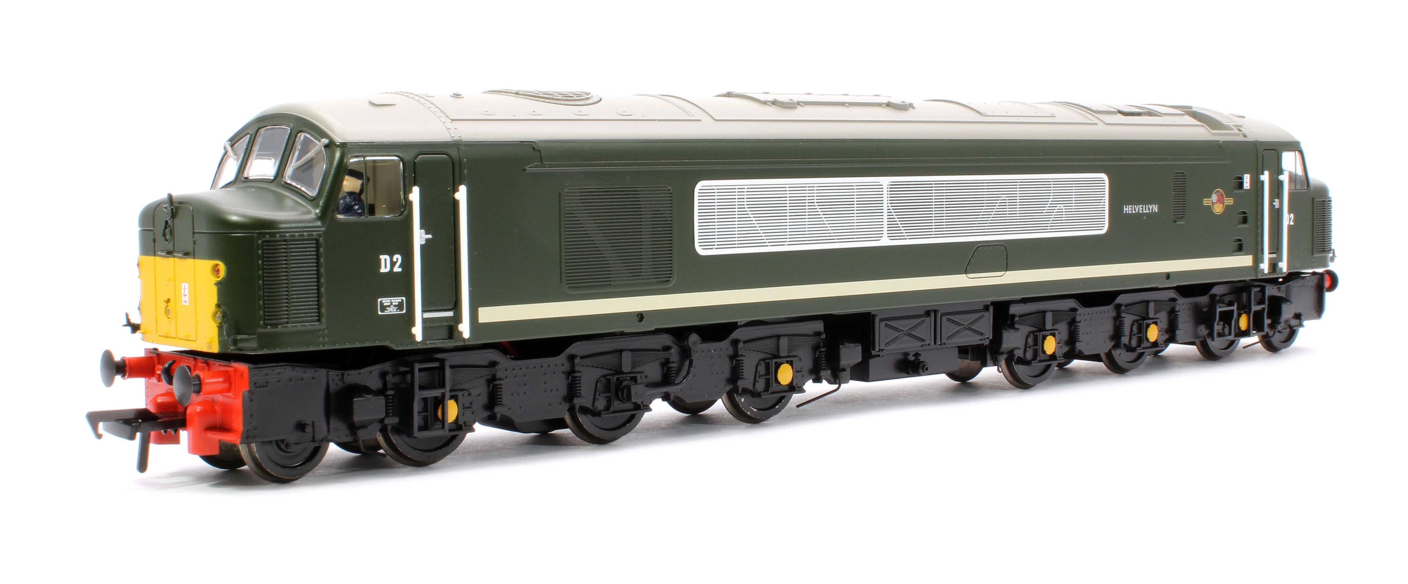 32-653 Class 44 Disc Headcode D2 'Helvellyn' BR Green (Small Yellow Panels) Diesel Locomotive