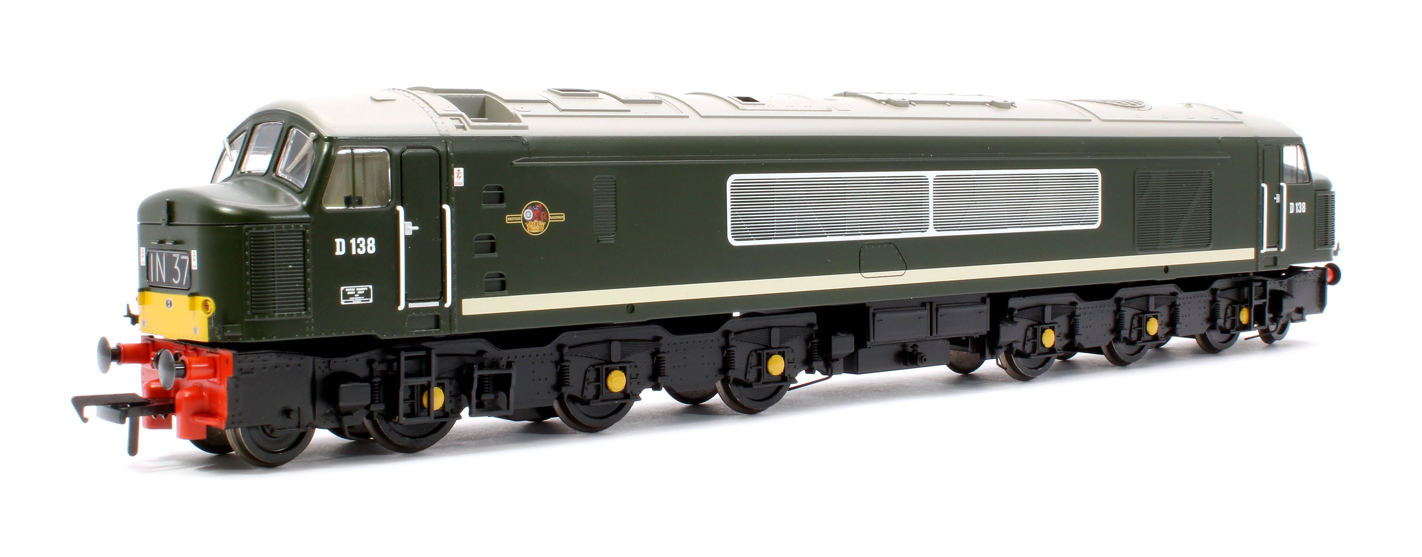32-702A Class 46 Centre Headcode D138 BR Green (Small Yellow Panels) Diesel Locomotive - Image 3