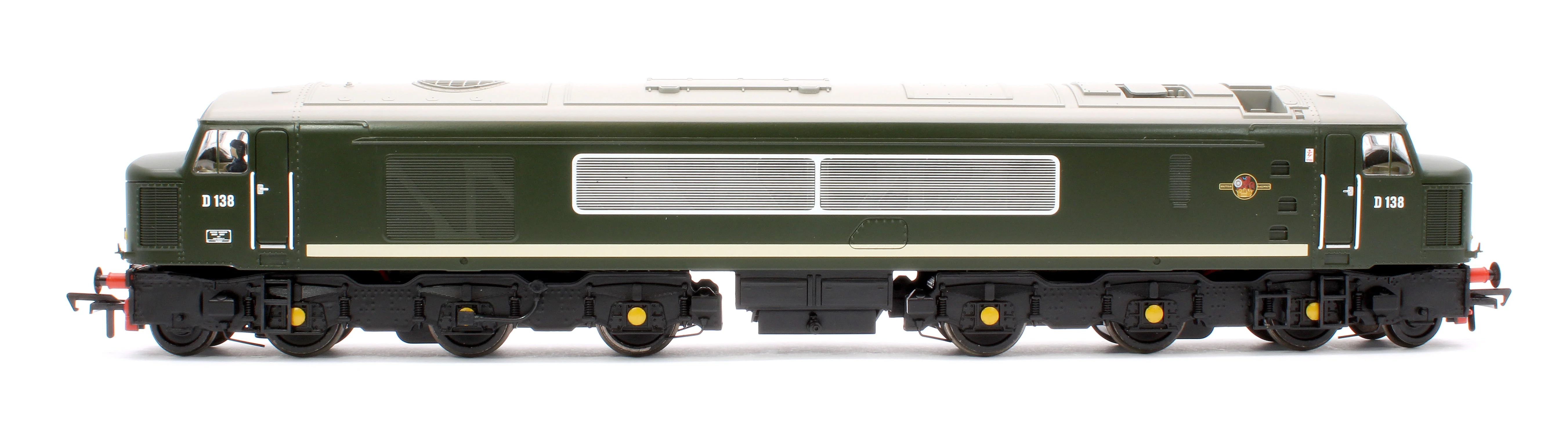 32-702A Class 46 Centre Headcode D138 BR Green (Small Yellow Panels) Diesel Locomotive - Image 5