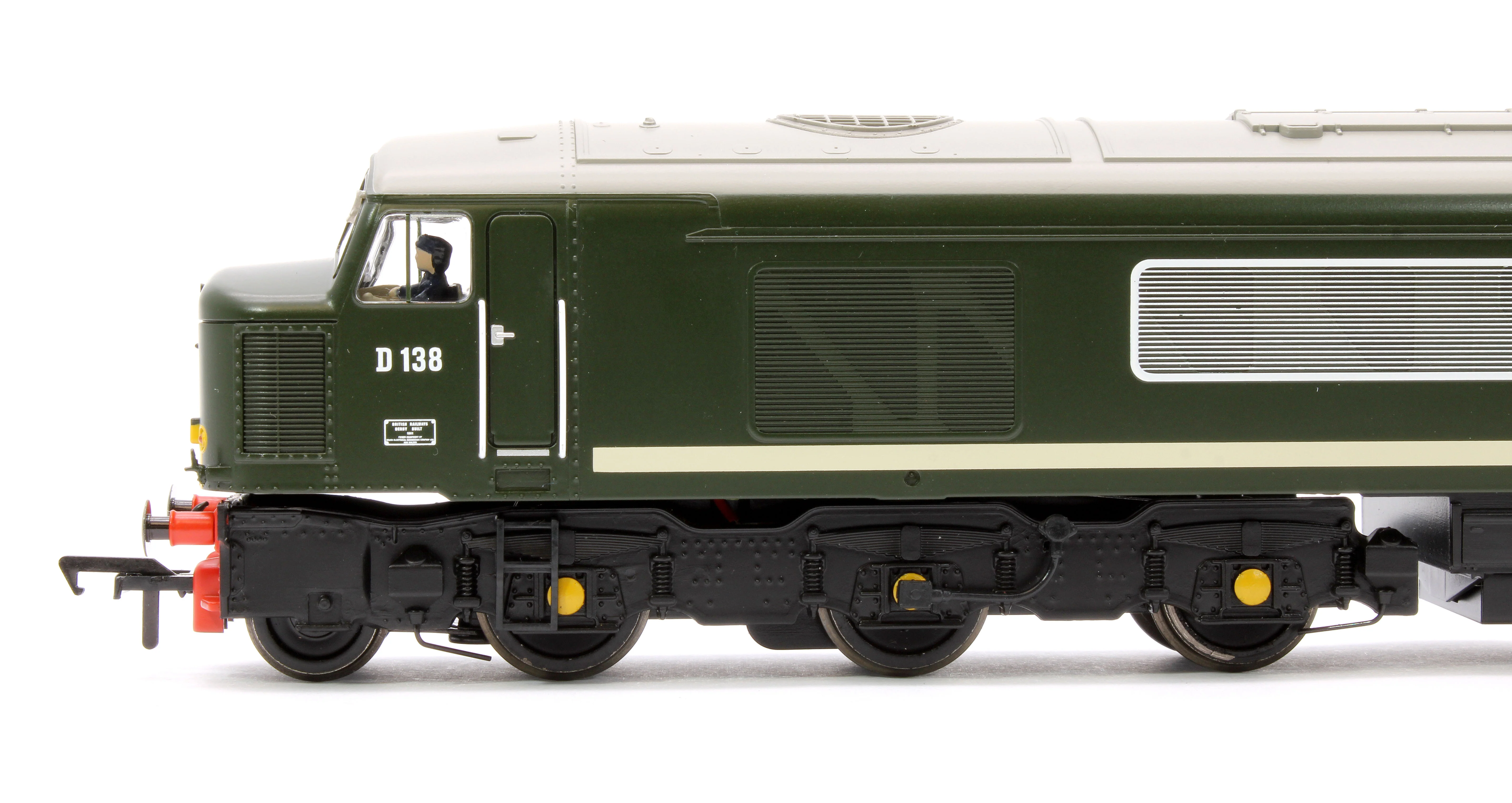 32-702A Class 46 Centre Headcode D138 BR Green (Small Yellow Panels) Diesel Locomotive - Image 6