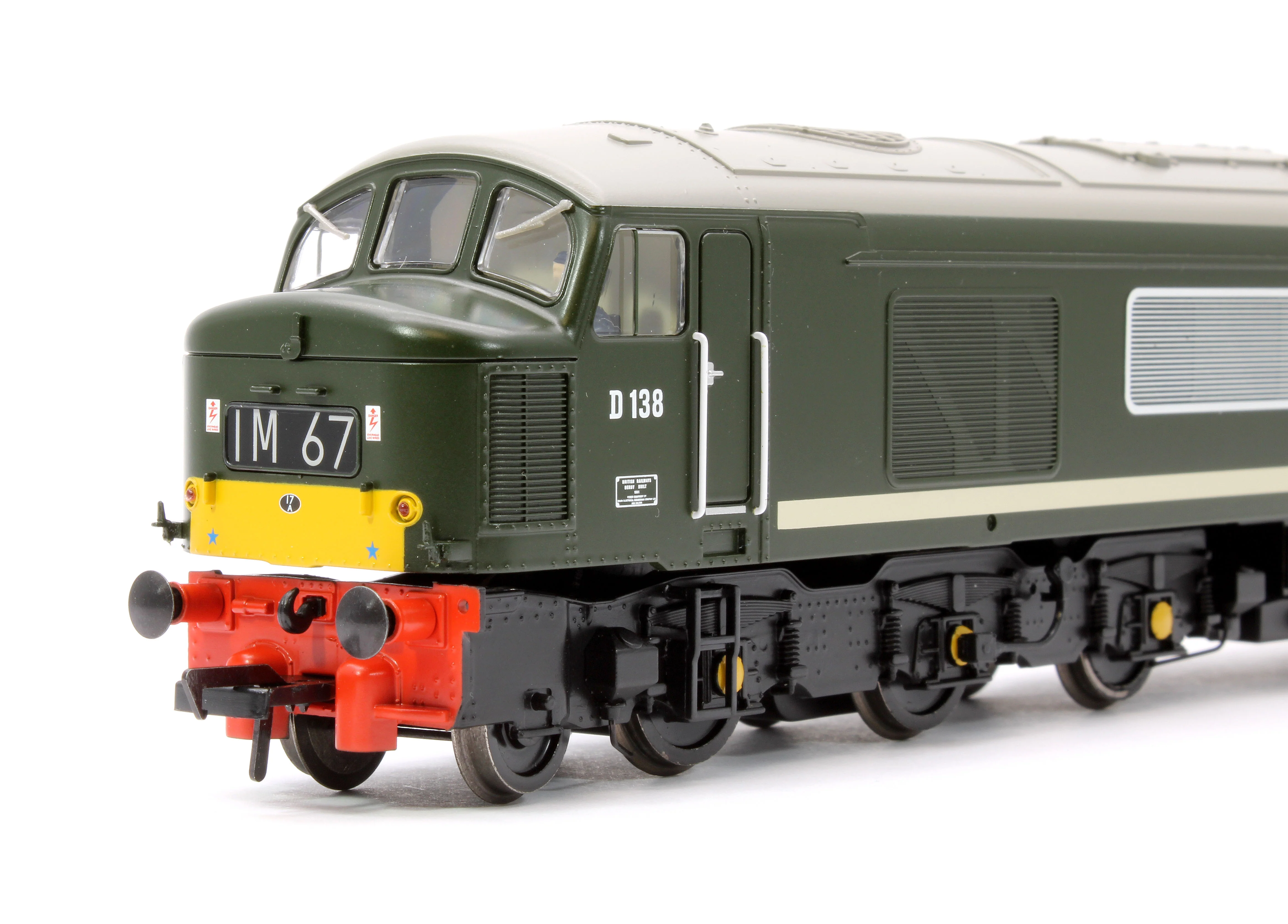 32-702A Class 46 Centre Headcode D138 BR Green (Small Yellow Panels) Diesel Locomotive - Image 8