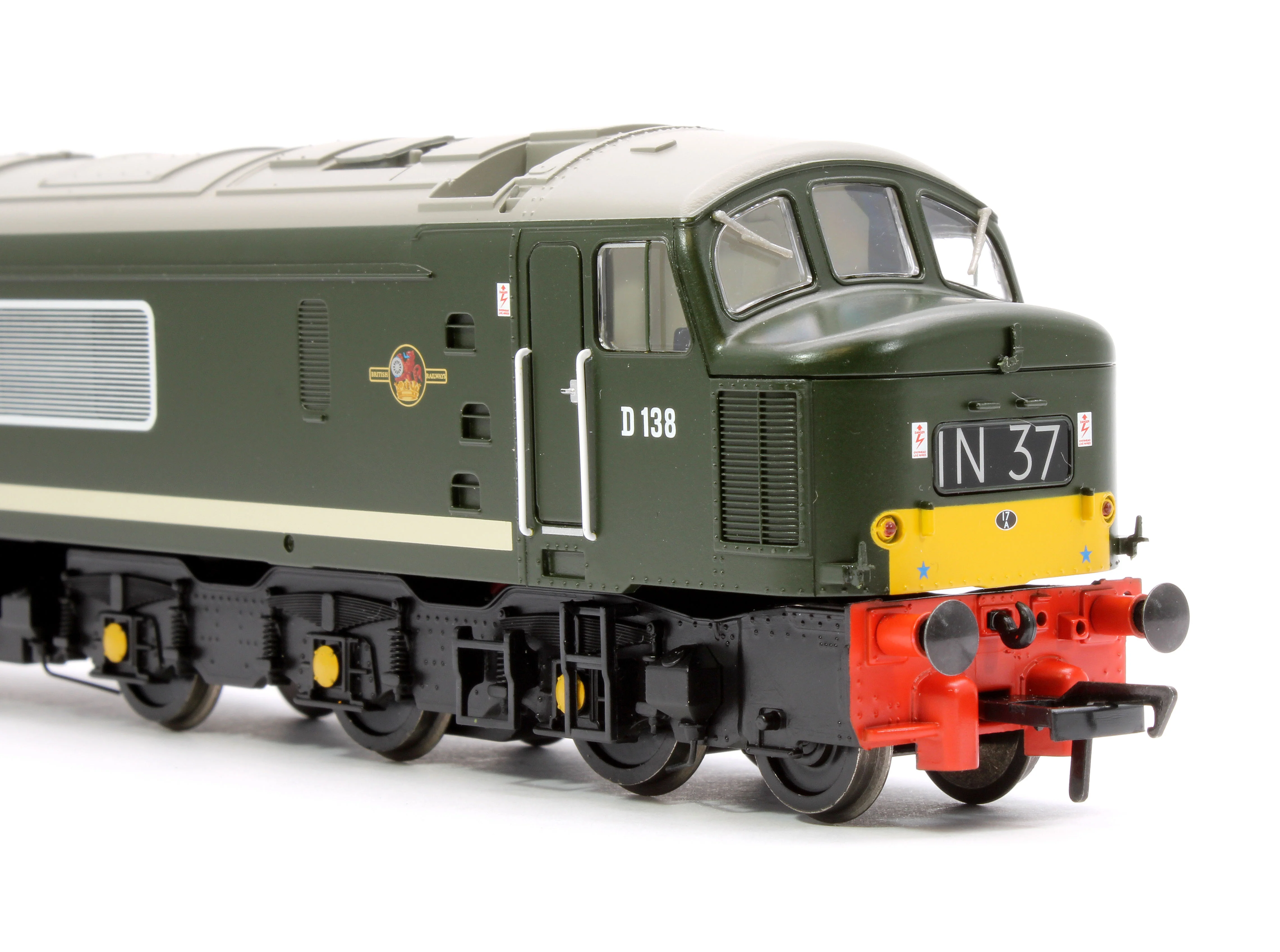 32-702A Class 46 Centre Headcode D138 BR Green (Small Yellow Panels) Diesel Locomotive - Image 9