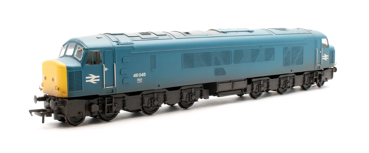 32-704 Class 46 Sealed Beam Headlights 46045 BR Blue Weathered Diesel Locomotive