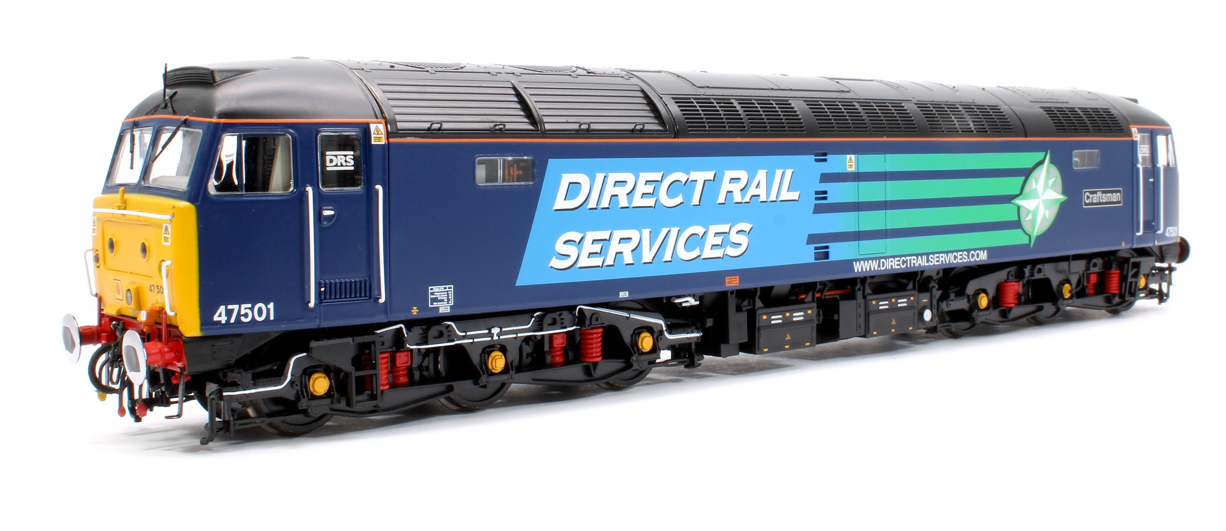 GM4240223 Class 47 501 'Craftsman' Direct Rail Services Diesel Locomotive - DCC Sound - Image 3