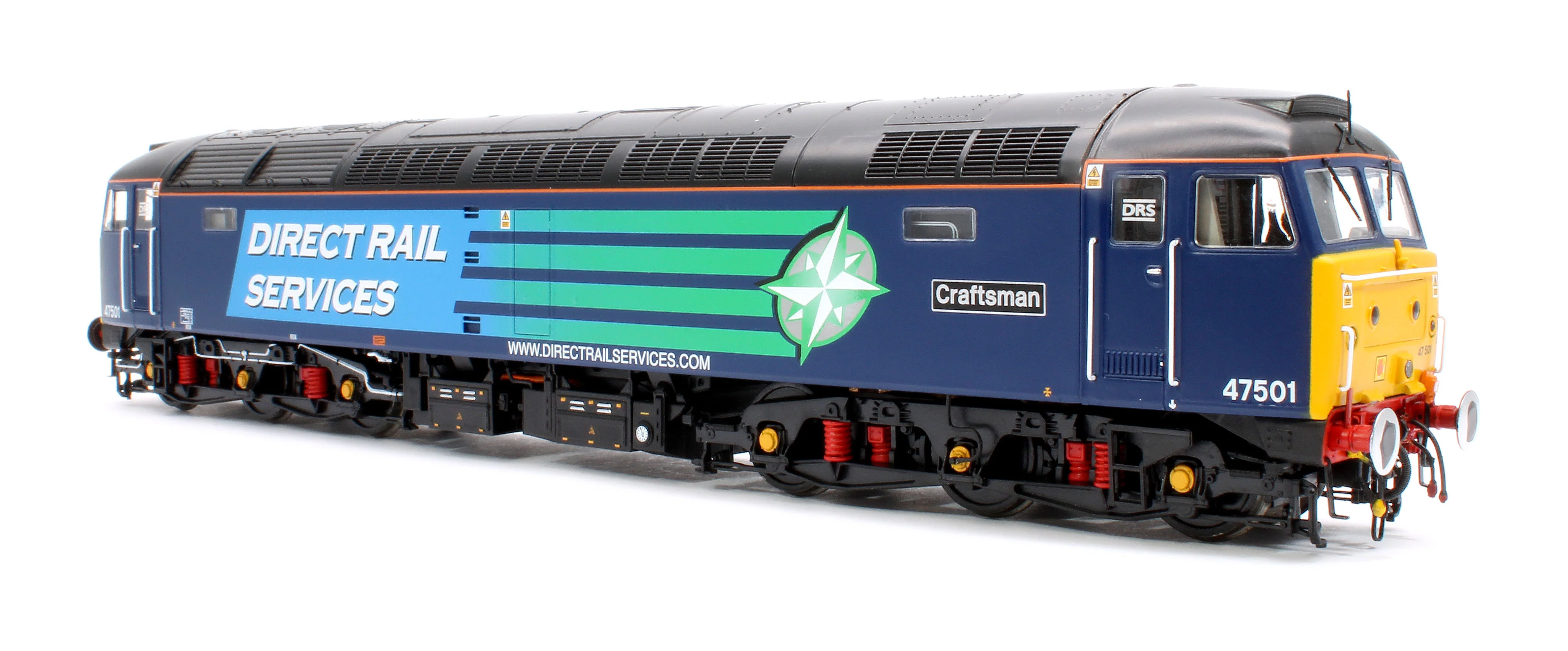 GM4240223 Class 47 501 'Craftsman' Direct Rail Services Diesel Locomotive - DCC Sound - Image 4