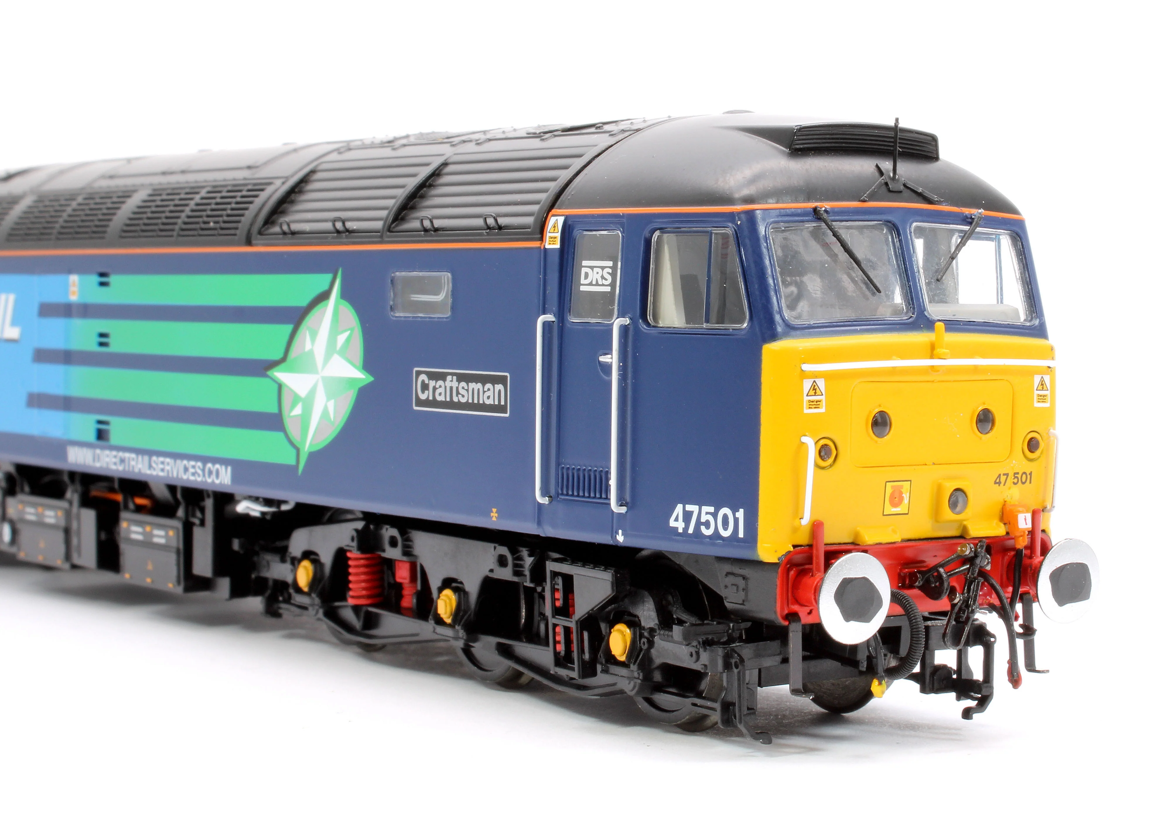 GM4240223 Class 47 501 'Craftsman' Direct Rail Services Diesel Locomotive - DCC Sound - Image 9