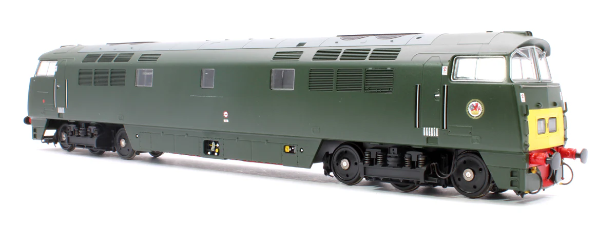 4D-003-019S Class 52 Western Crusader BR Green Small Yellow Panels D1004 Diesel Locomotive - DCC Sound - Image 4