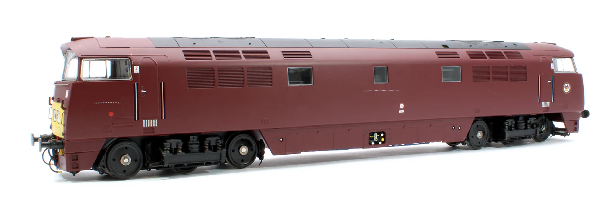 4D-003-021 Class 52 Western Invader BR Maroon Small Yellow Panels D1009 Diesel Locomotive
